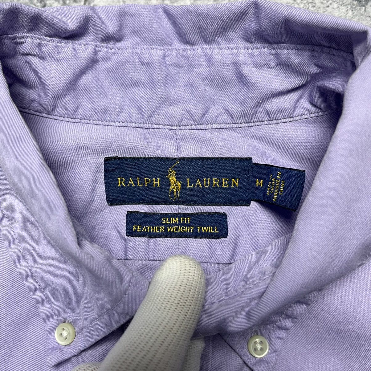 Ralph Lauren × Vintage Ralph Lauren Purple Shirt Button Down Long Sleeve Luxury Size US M / EU 48-50 / 2 - 4 Thumbnail