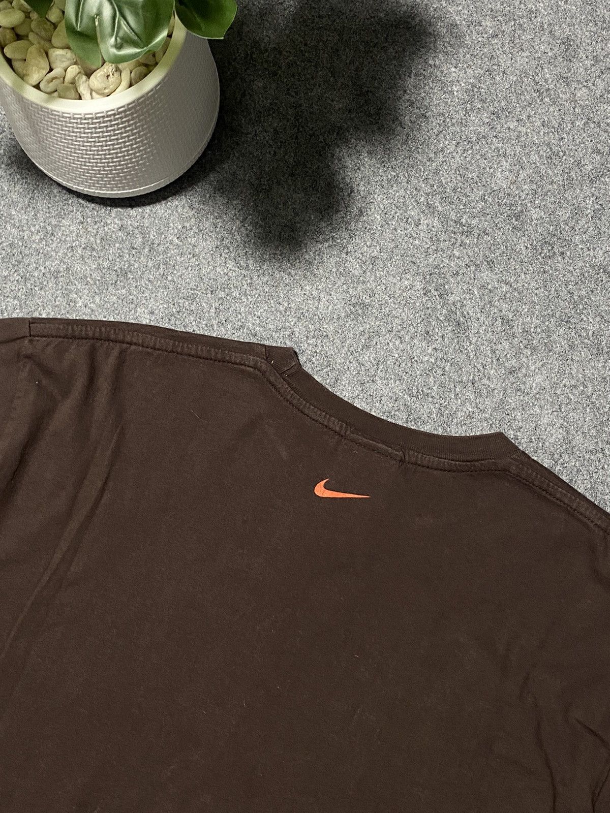 Nike × Vintage Nike Brown Just do it tee Rare T-shirt Size US XL / EU 56 / 4 - 7 Thumbnail