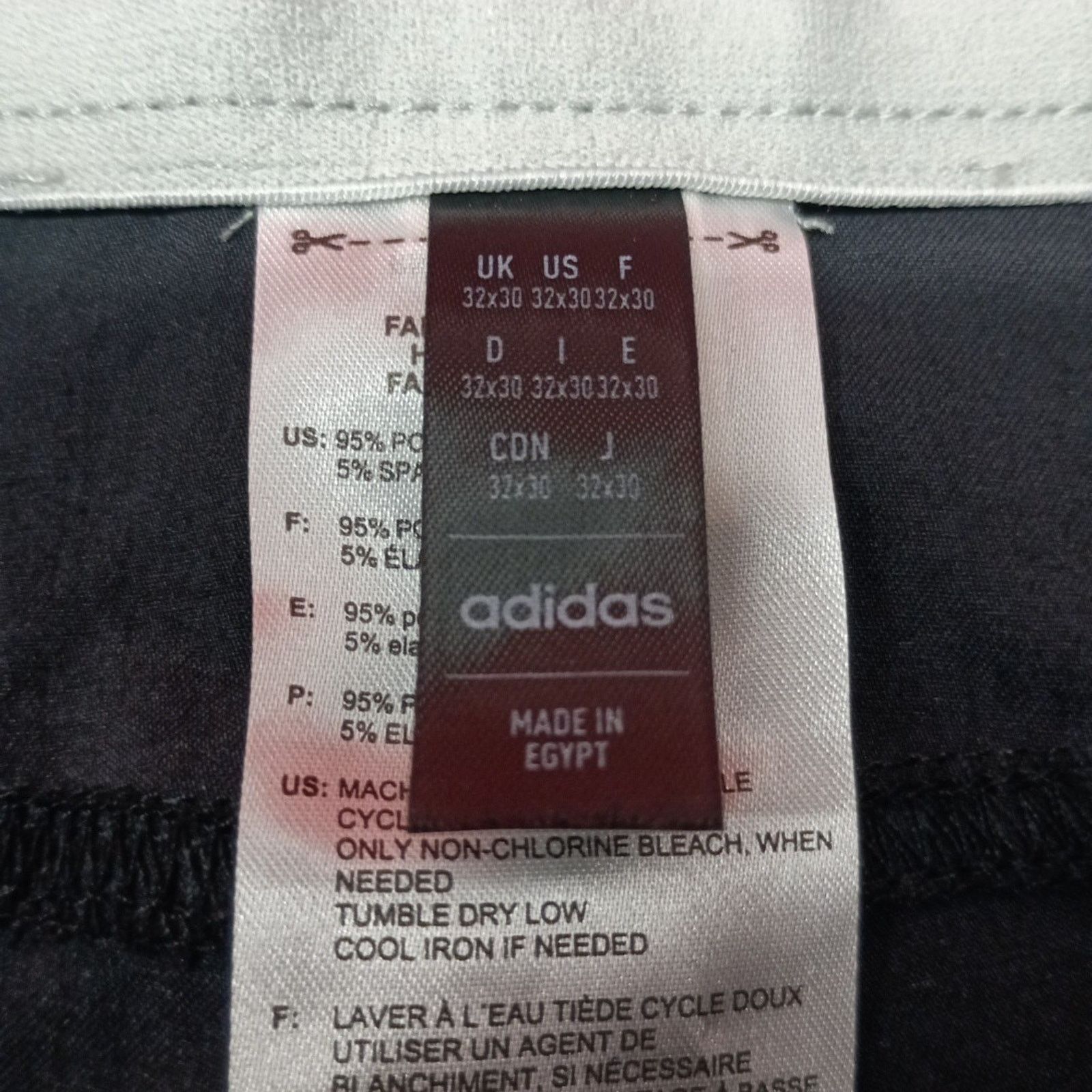 Adidas Adidas Mens 5-Pocket Tapered Golf Pants Size 32x30 Black New Size US 32 / EU 48 - 4 Thumbnail