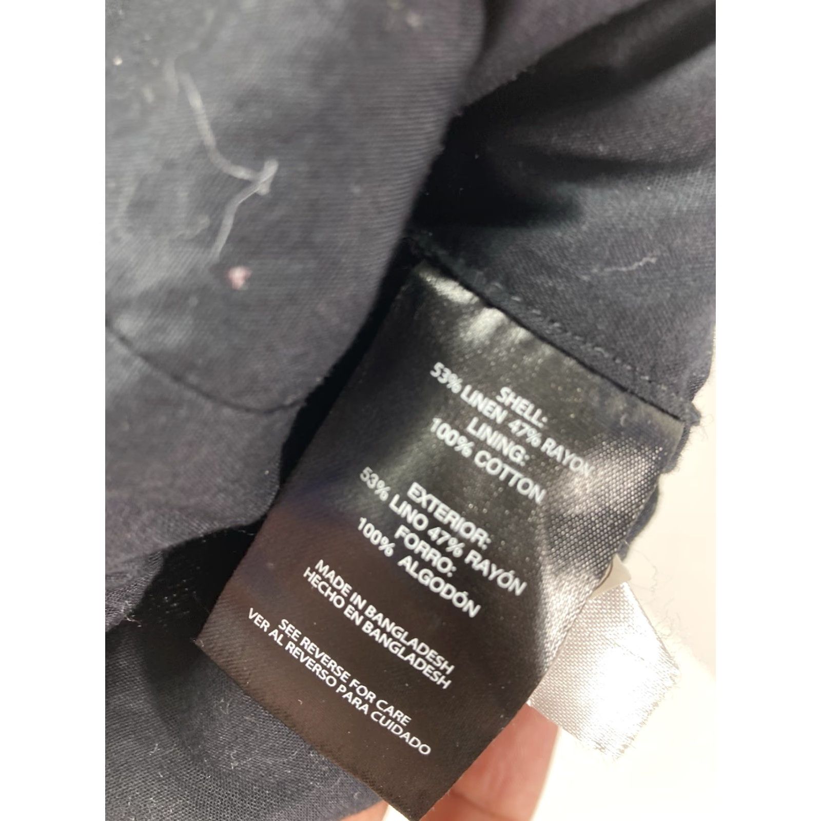 Express Express Linen Vest Womens Size Small Black Button Front V-Neck Classic Look NWT Size S / US 4 / IT 40 - 7 Thumbnail