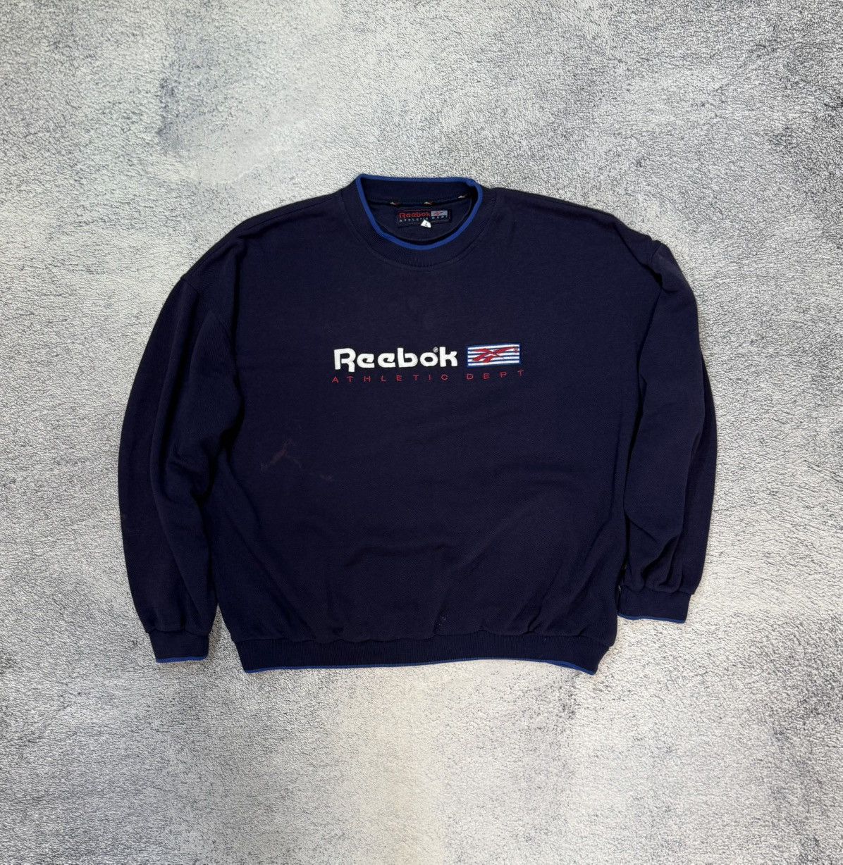 Reebok Reebok Athletic Dept Mens Sweatshirt Crewneck L Logo Vintage Size US L / EU 52-54 / 3 - 1 Thumbnail