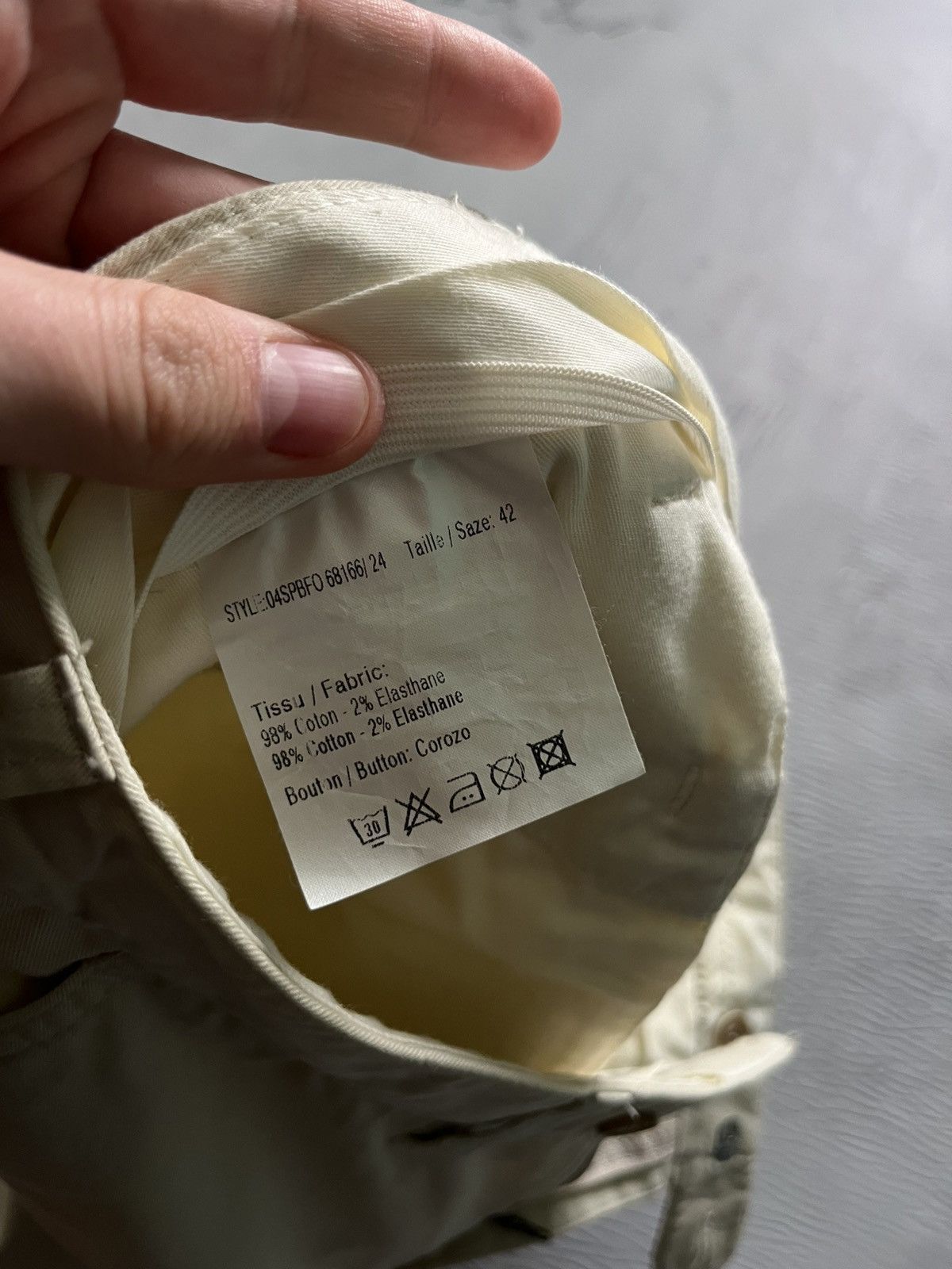 Balmain Balmain Luxury Pants Vintage White Casual Size US 32 / EU 48 - 6 Thumbnail