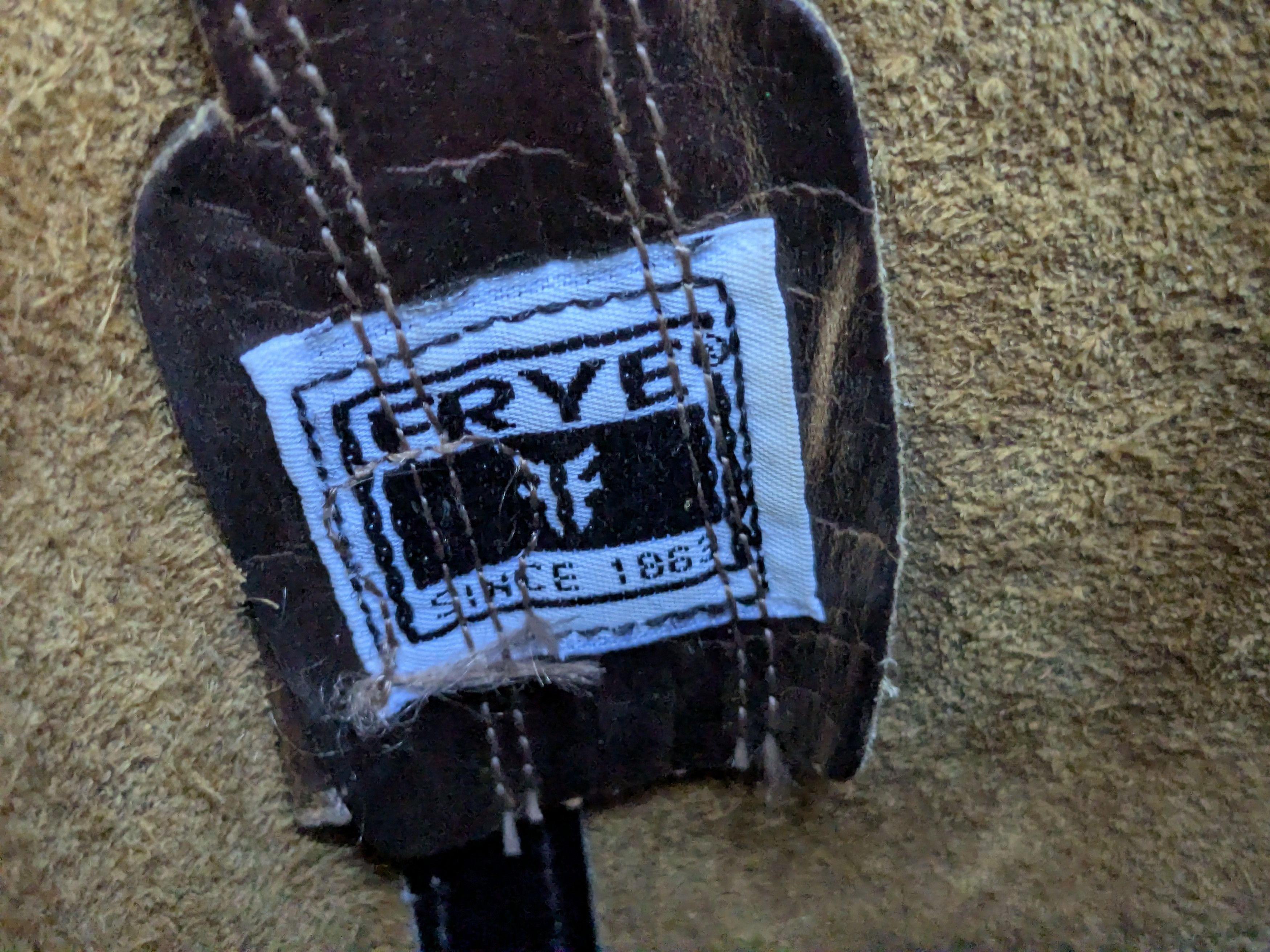Frye Frye Harness Brown 9 M Leather Strap Buckle Size US 9 / EU 42 - 7 Thumbnail