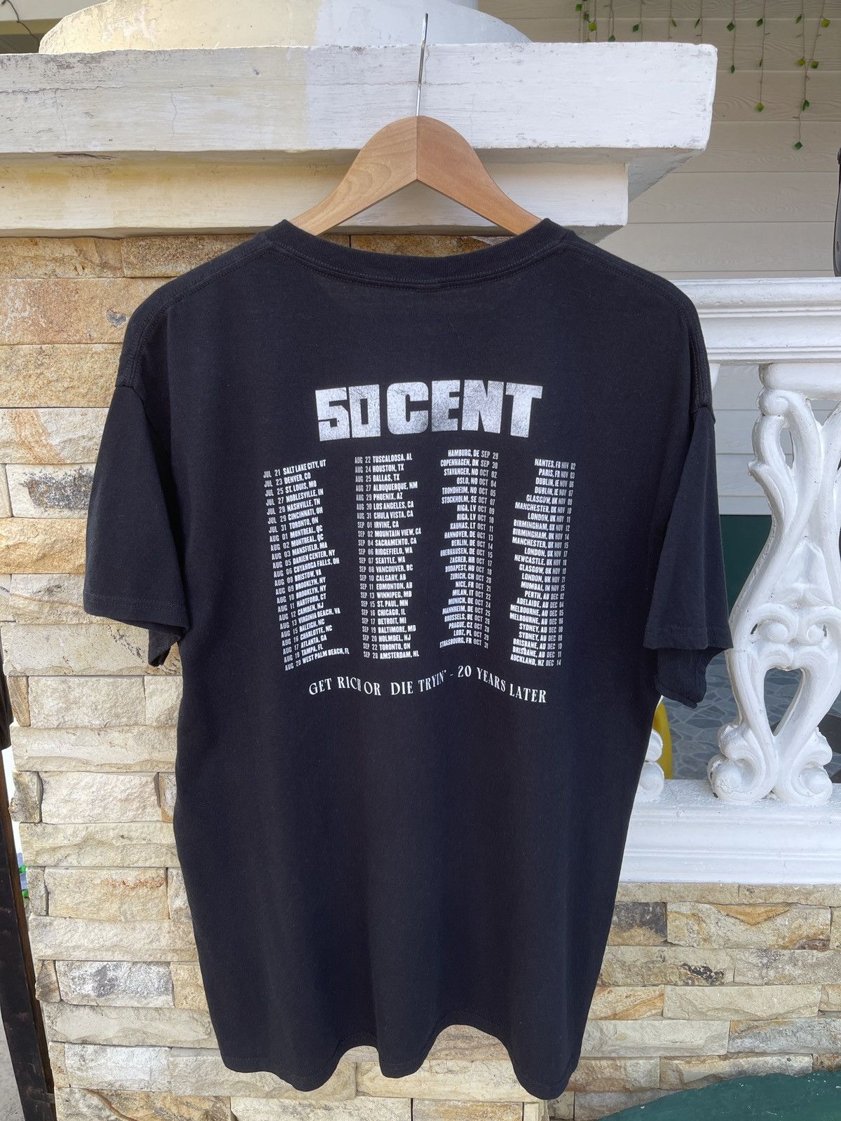 50 Cent Rare🔥Vintage 50 Cent ERD GRUNGE TEE Size US L / EU 52-54 / 3 - 3 Thumbnail