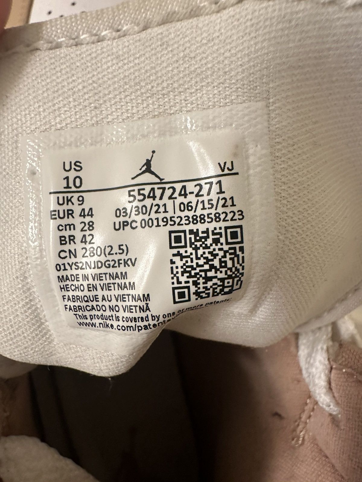Jordan Brand Jordan 1 Tan Gum Size US 10 / EU 43 - 6 Thumbnail