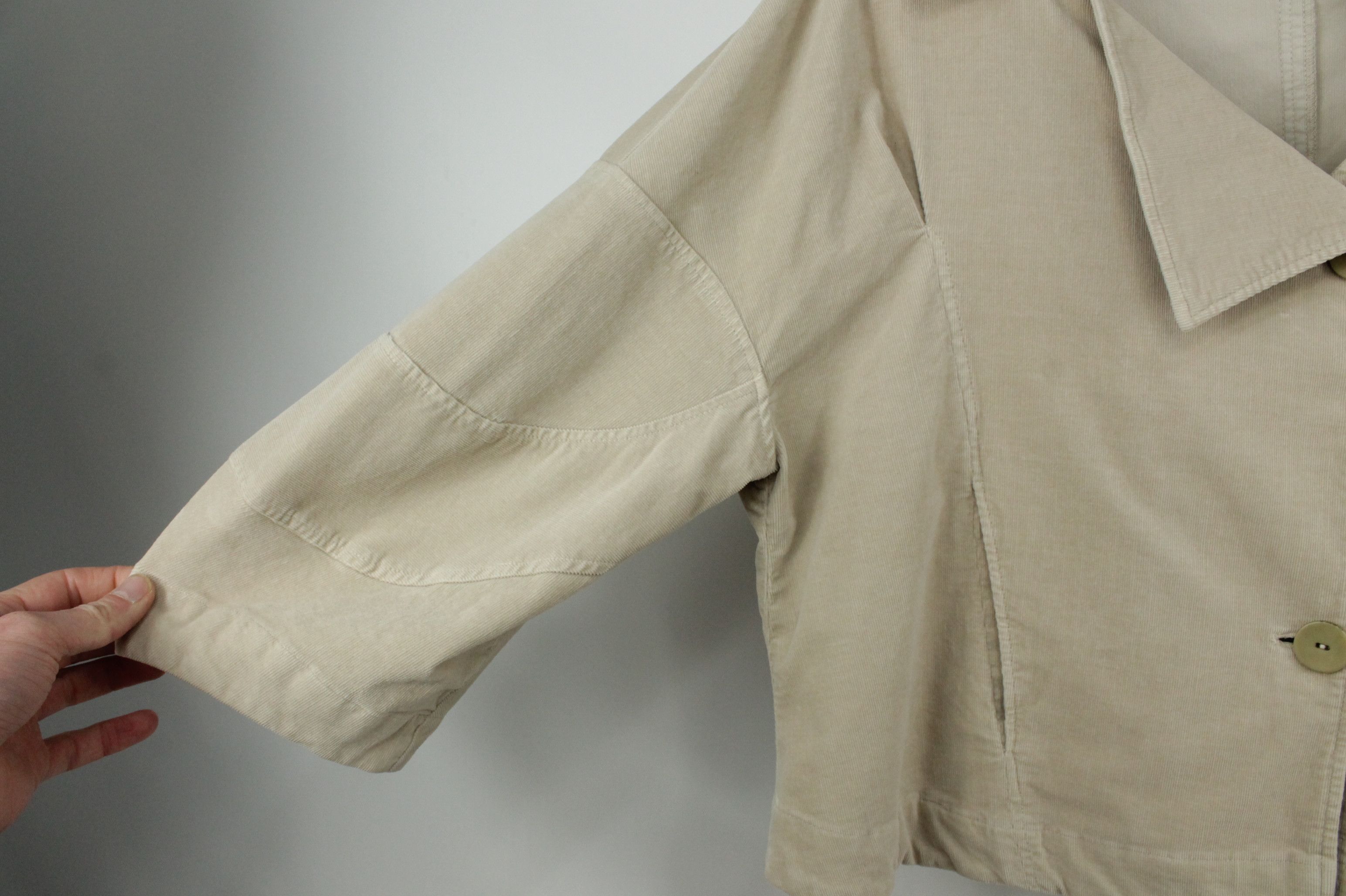 OSKA Oska Beige Corduroy Wide Fit Jacket Size M / US 6-8 / IT 42-44 - 4 Thumbnail