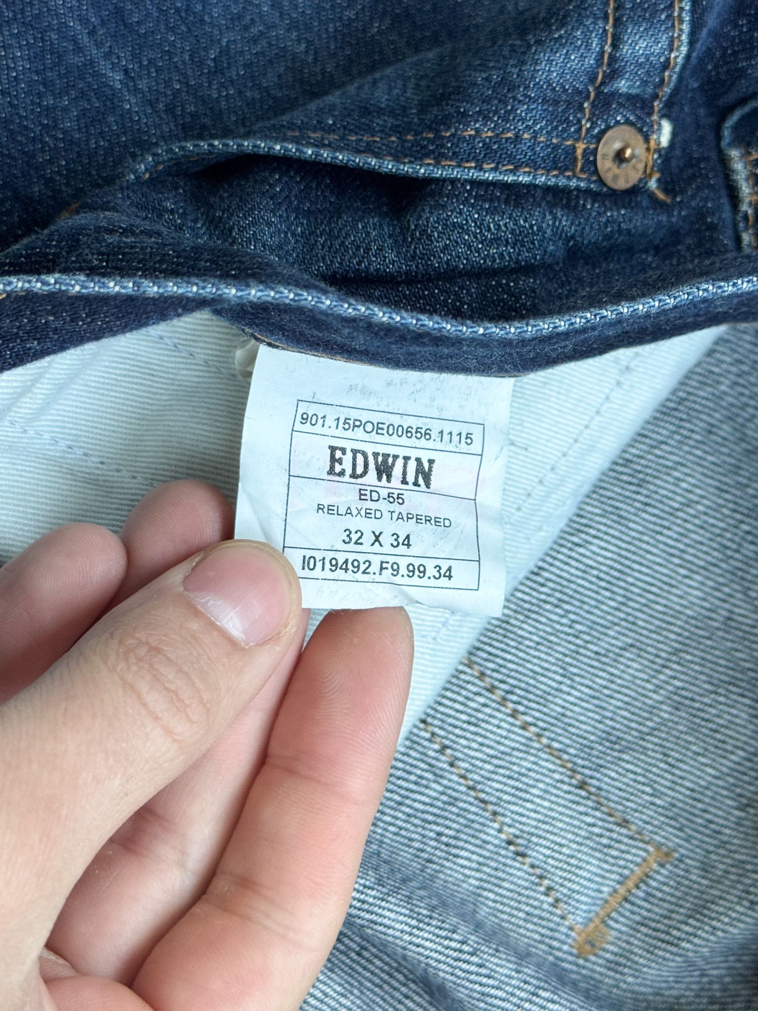 Edwin Edwin Selvedge Blue Denim Jeans Size US 32 / EU 48 - 11 Thumbnail