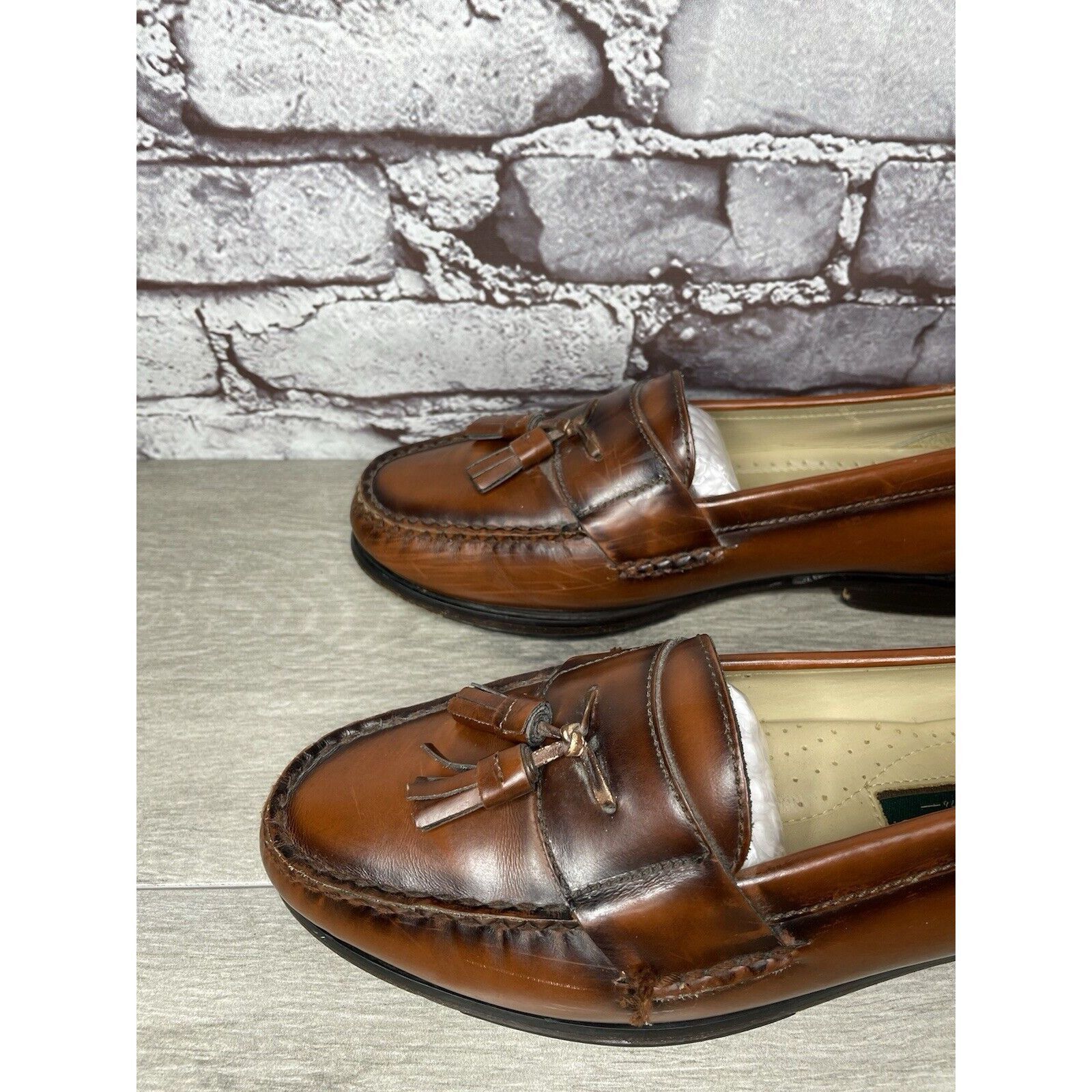 G.H. Bass & Co. G.H. Bass & Co. Brown Leather Slip On Penny Loafers Dress Sh Size US 7.5 / EU 40-41 - 8 Thumbnail