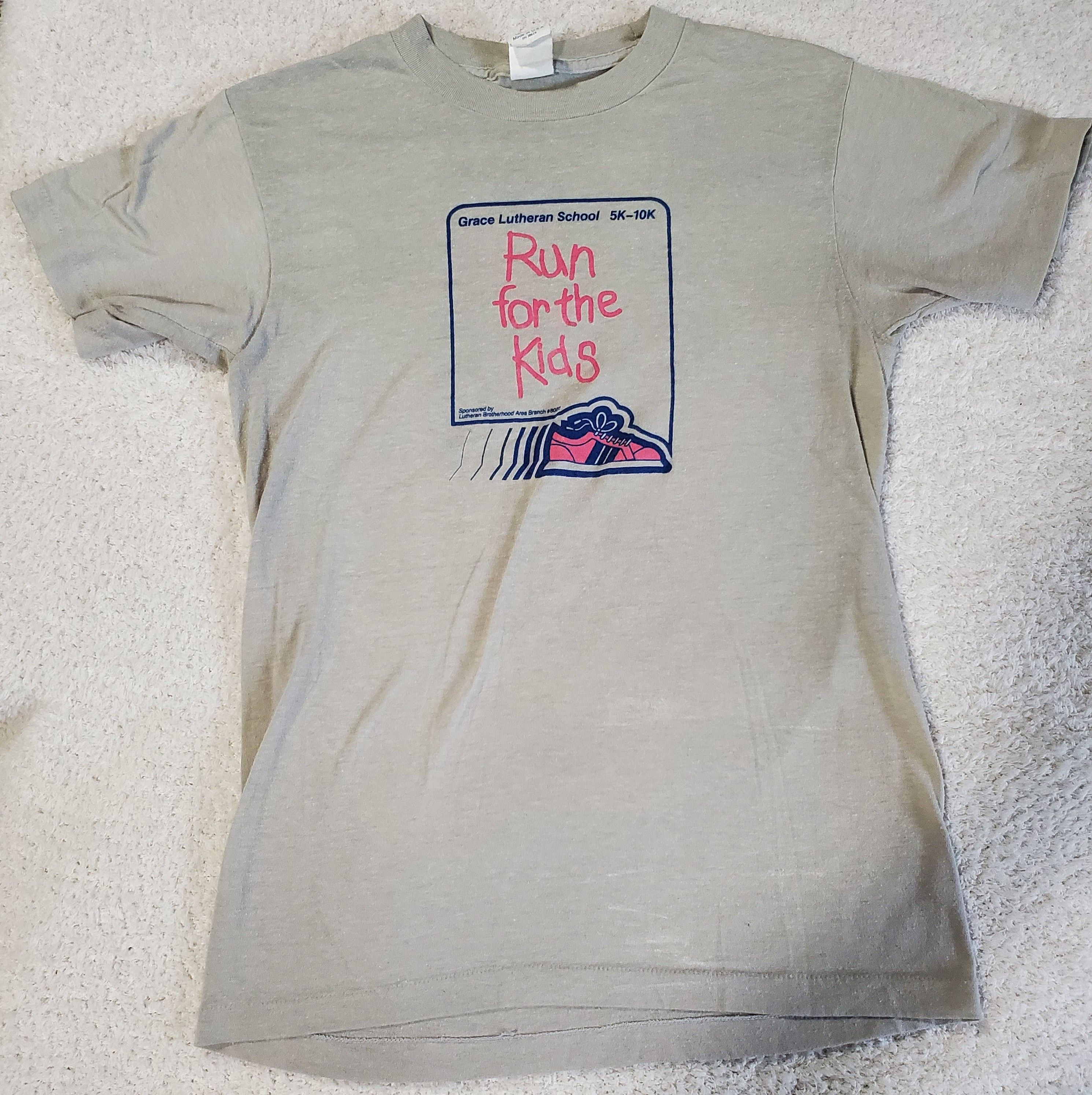 Vintage Vintage 80s race run for the kids sneaker Single-stitch Size US M / EU 48-50 / 2 - 1 Thumbnail