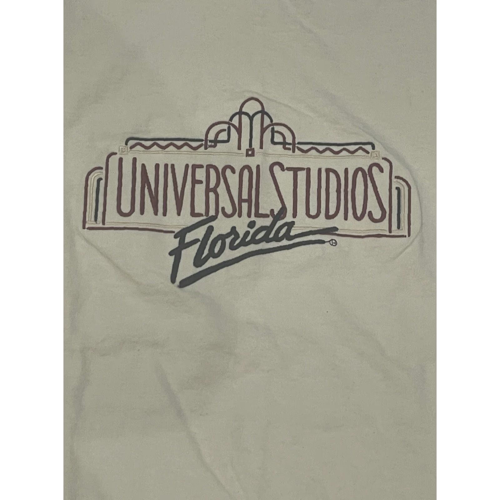 Vintage VINTAGE Universal Studios Florida T-Shirt Cream Medium Men Ivory M Shirt Size US M / EU 48-50 / 2 - 2 Thumbnail