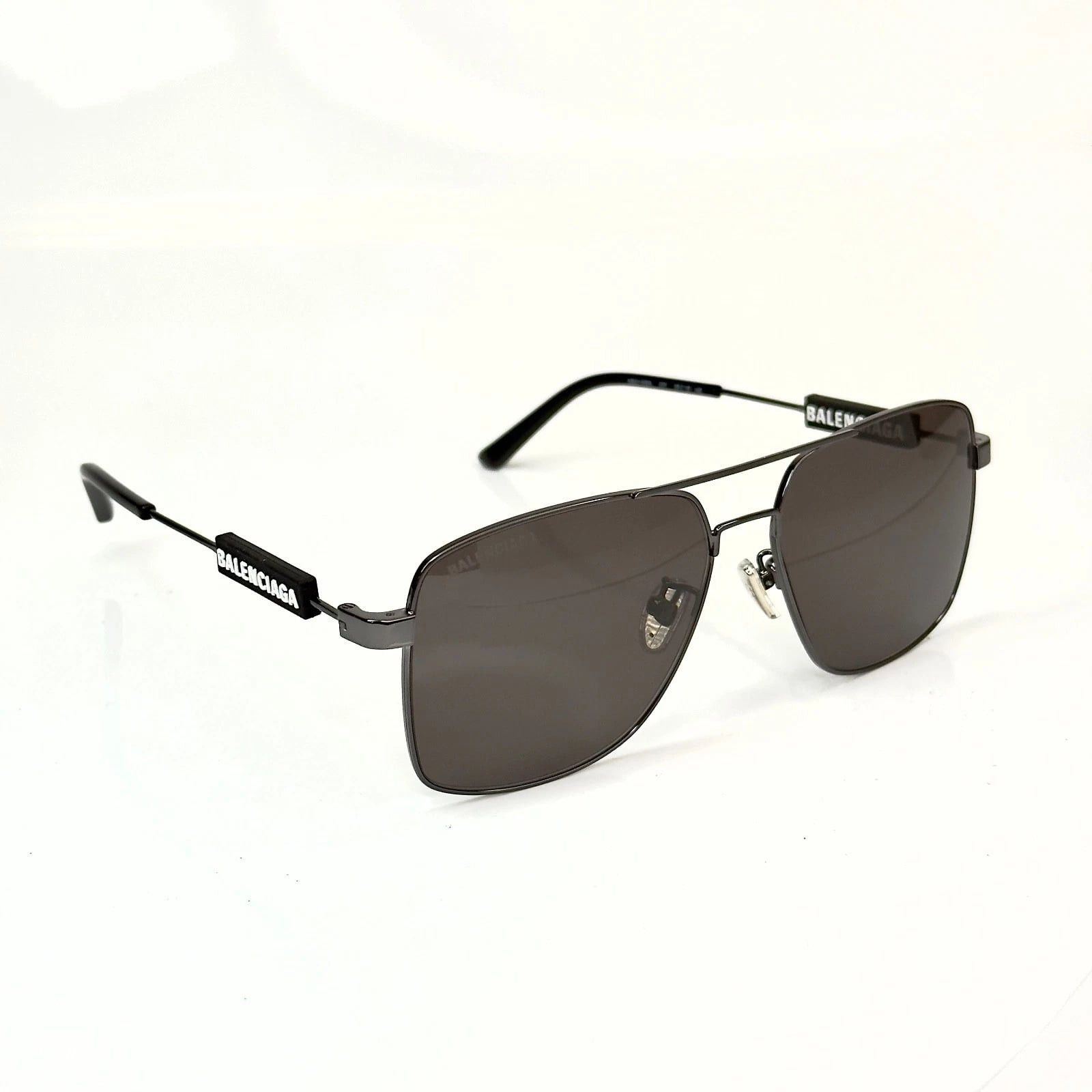 Balenciaga BALENCIAGA BB0116SA TAG 0116 Aviator Black Sunglasses 001 Size ONE SIZE - 9 Thumbnail