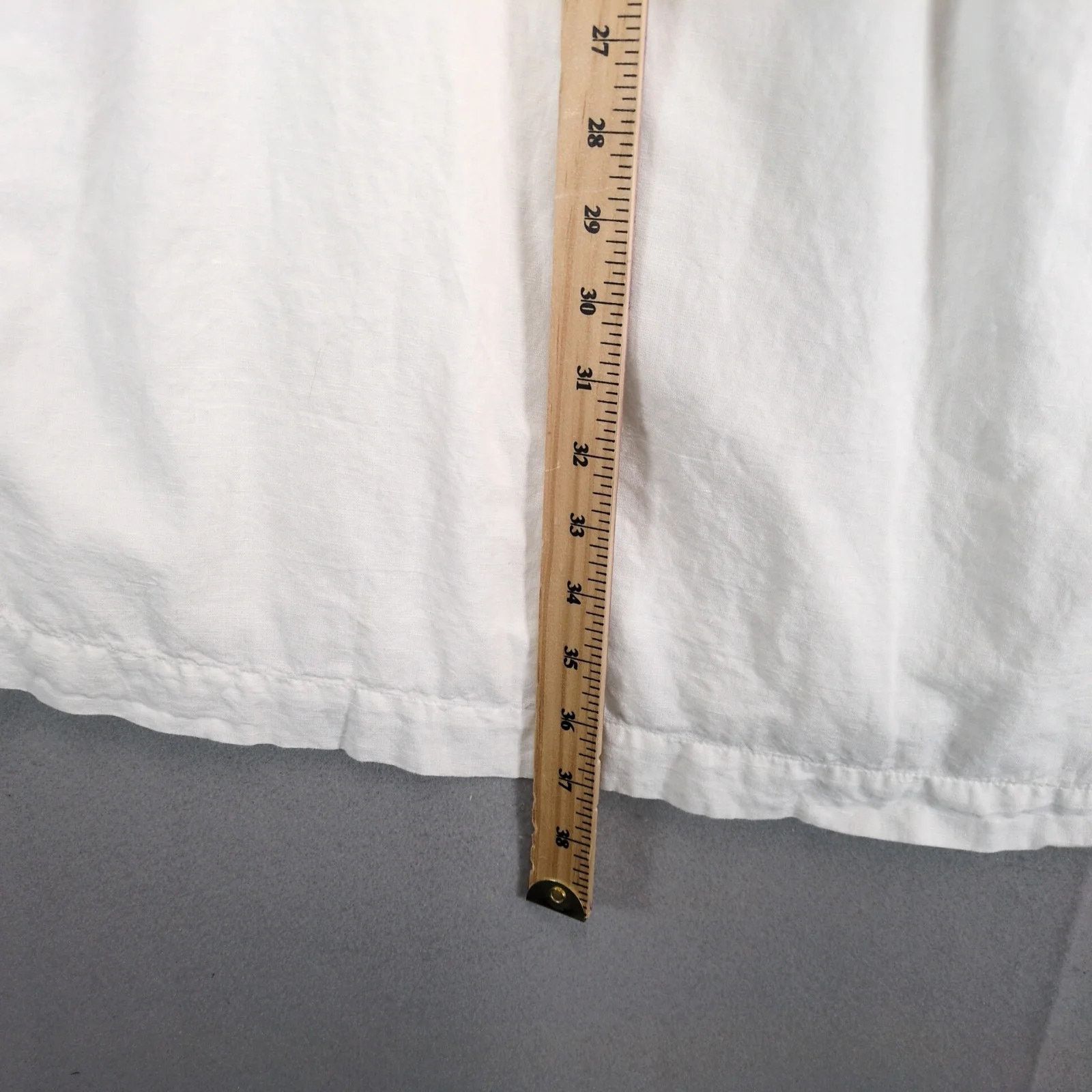 Loft Loft White Linen Blend Sleeveless Shift Dress Sz XL Boho Size XL / US 12-14 / IT 48-50 - 7 Thumbnail
