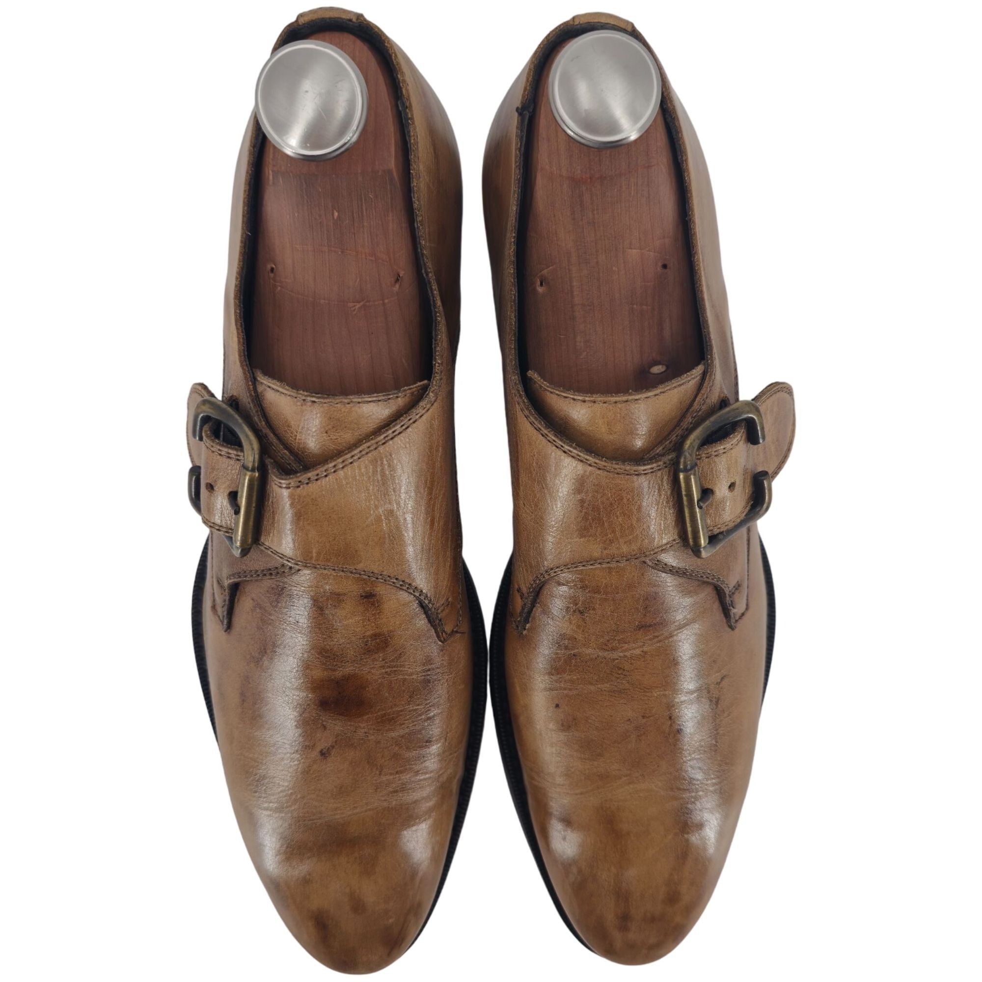 Mauri VINTAGE More by Mauri Italy Dress Shoes Mens 10 Patina Brown Size US 10 / EU 43 - 9 Thumbnail