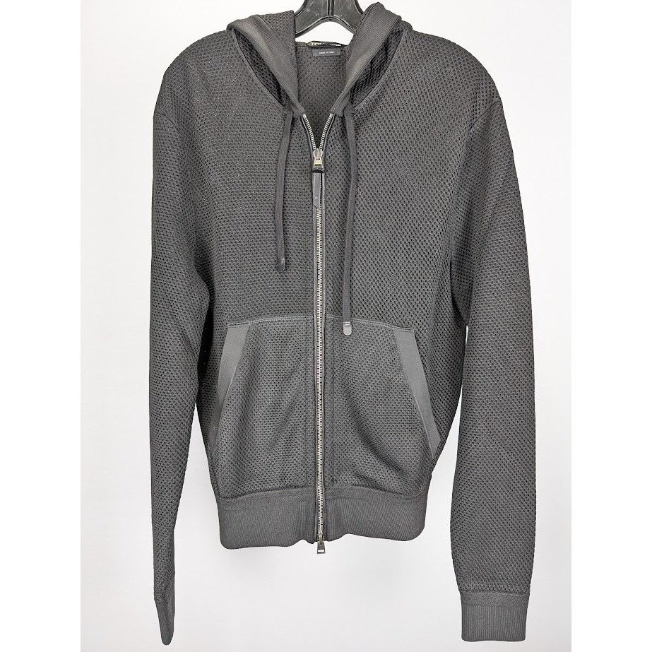Tom Ford o1rshd1 Zip Hoodie in Black Size US S / EU 44-46 / 1 - 2 Thumbnail