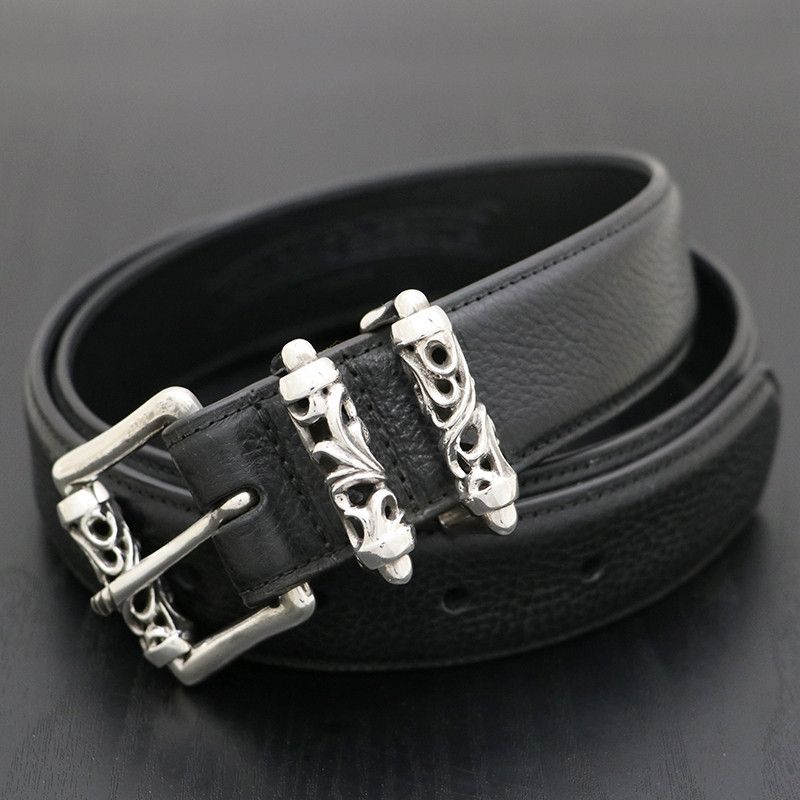 Chrome Hearts Chrome Hearts Three Piece Roller Belt Size 36 - 1 Thumbnail