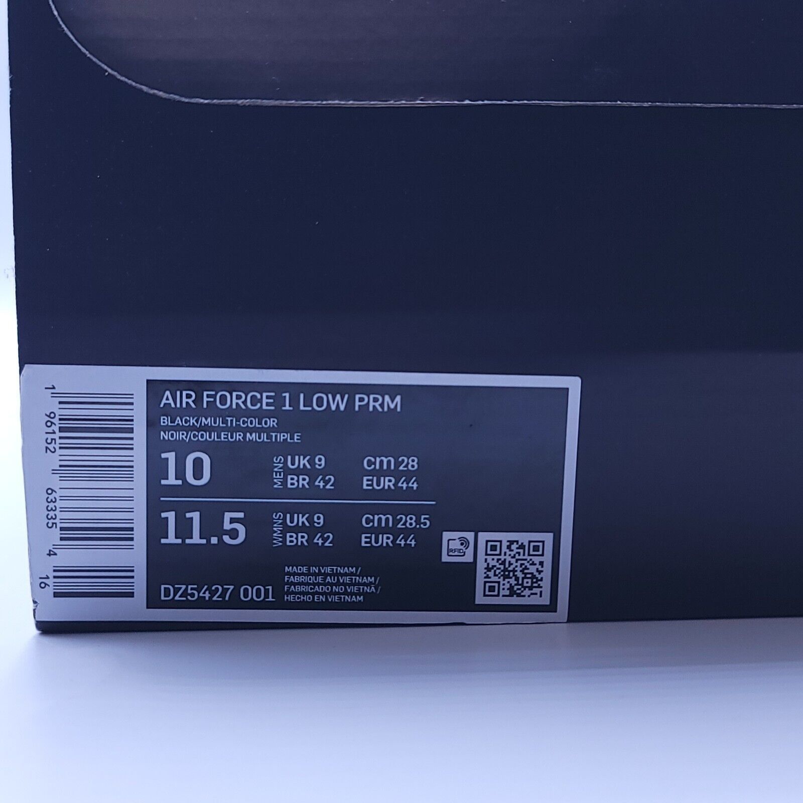Nike Nike Air Force 1 Low PRM Shoe Mens Size 10 DZ5427-001 H Town Size US 10 / EU 43 - 10 Thumbnail