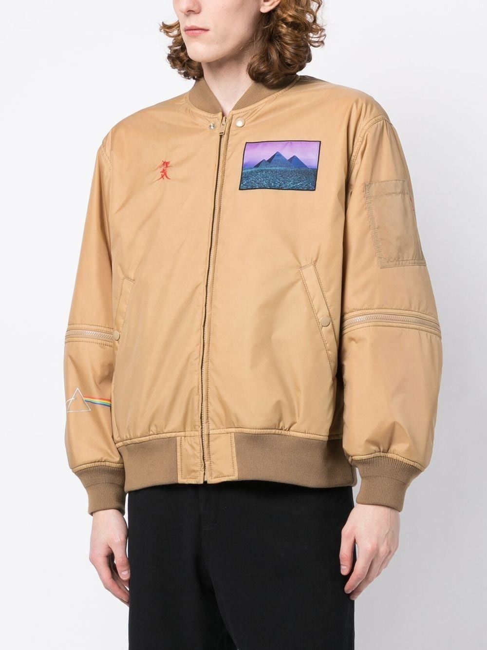 Undercover o1mle0824 Bomber Jacket in Brown Size US L / EU 52-54 / 3 - 3 Thumbnail