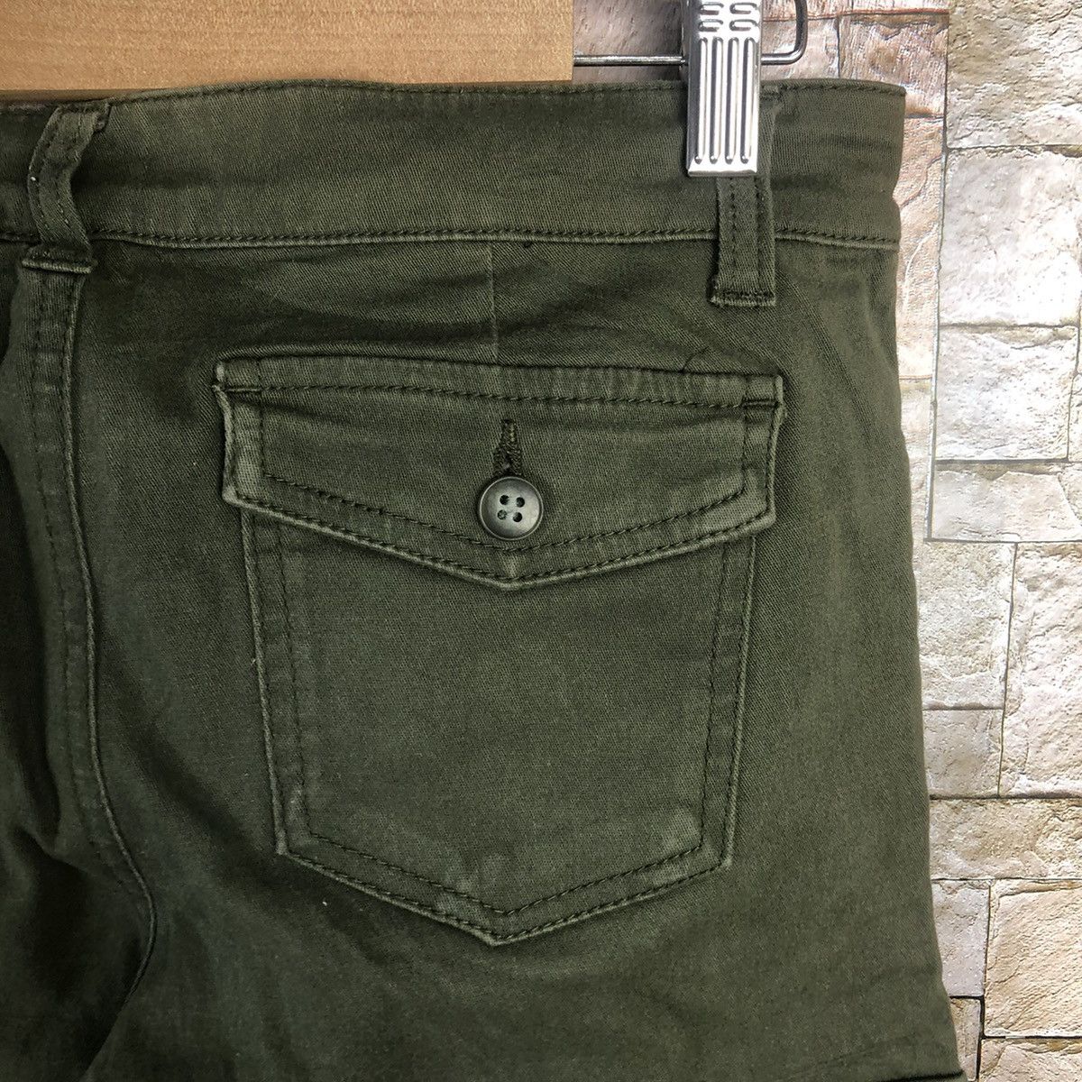 Japanese Brand Gamineverie Green Cargo Multipocket Pants #A87 Size US 28 / EU 44 - 20 Thumbnail