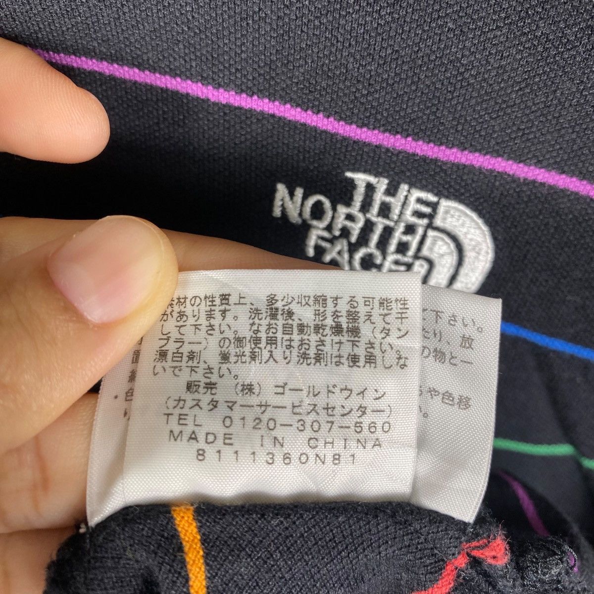 The North Face Vintage THE NORTH FACE Colourful Striped Women Polo Shirt Size US M / EU 48-50 / 2 - 8 Thumbnail
