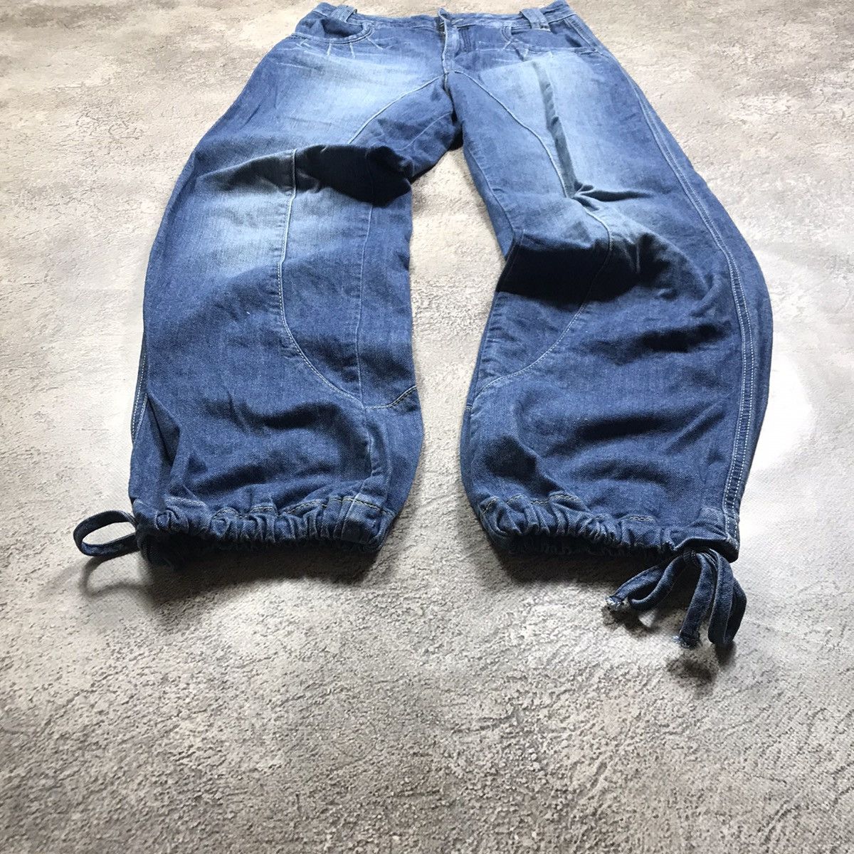 Vintage Vintage 90s Baggy Distressed Cargo Pants Grunge Y2K Logo 25 Size 25" / US 0 / IT 36 - 1 Thumbnail