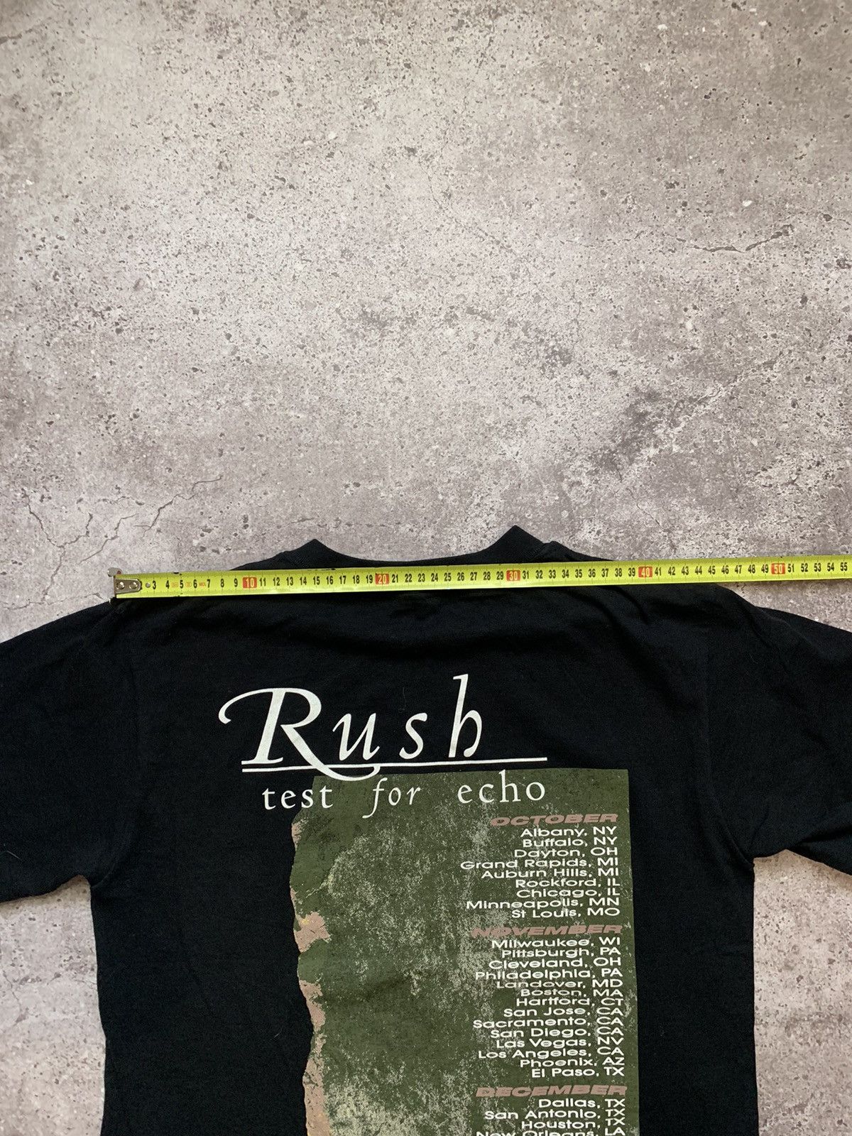 Band Tees Vintage Rush 1996-1997 Band Tour T Shirt Test for Echo Size US M / EU 48-50 / 2 - 9 Thumbnail