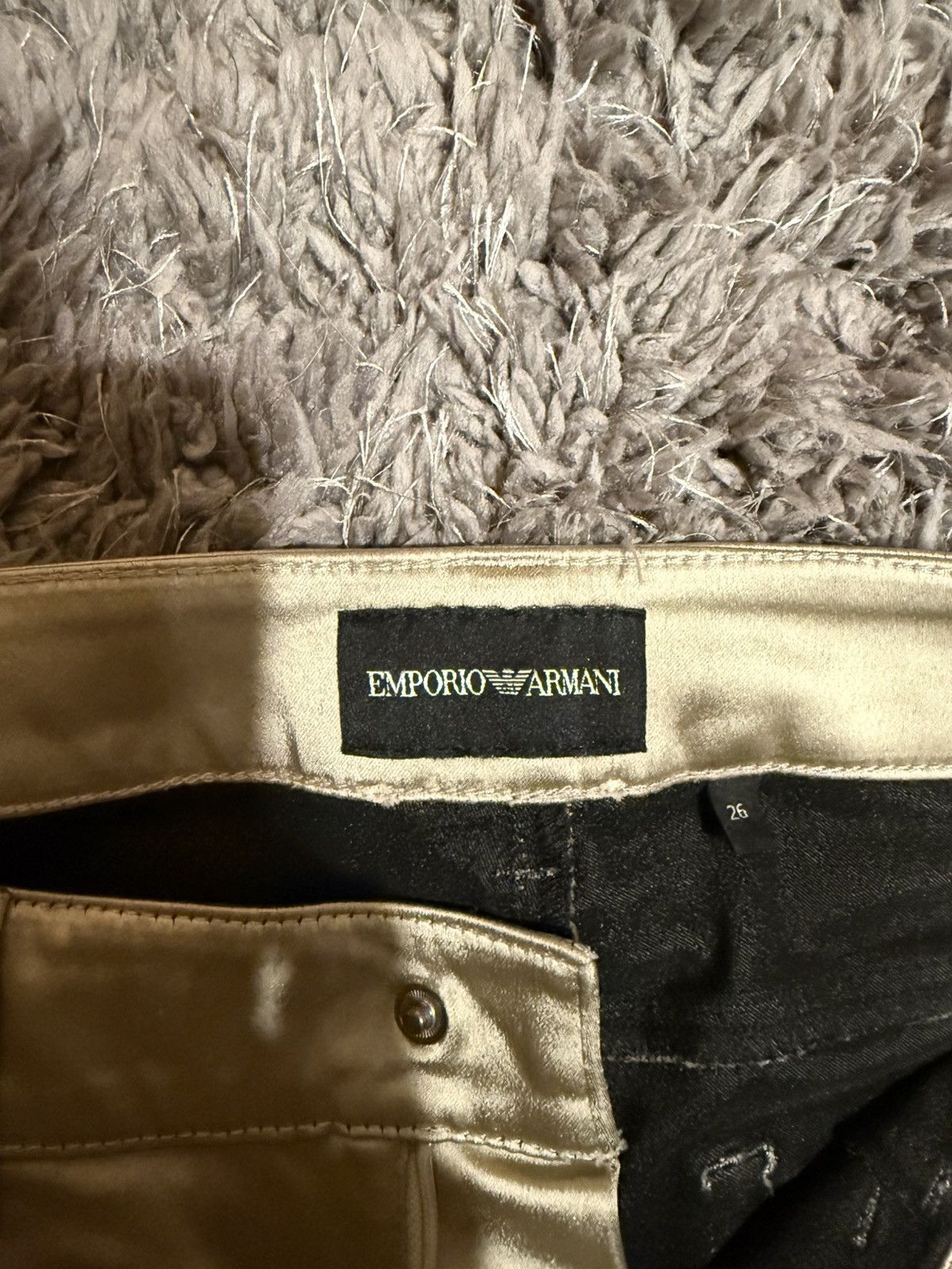 Emporio Armani Gold Emporio Armani Skinny Pants Size 26" / US 2 / IT 38 - 3 Thumbnail
