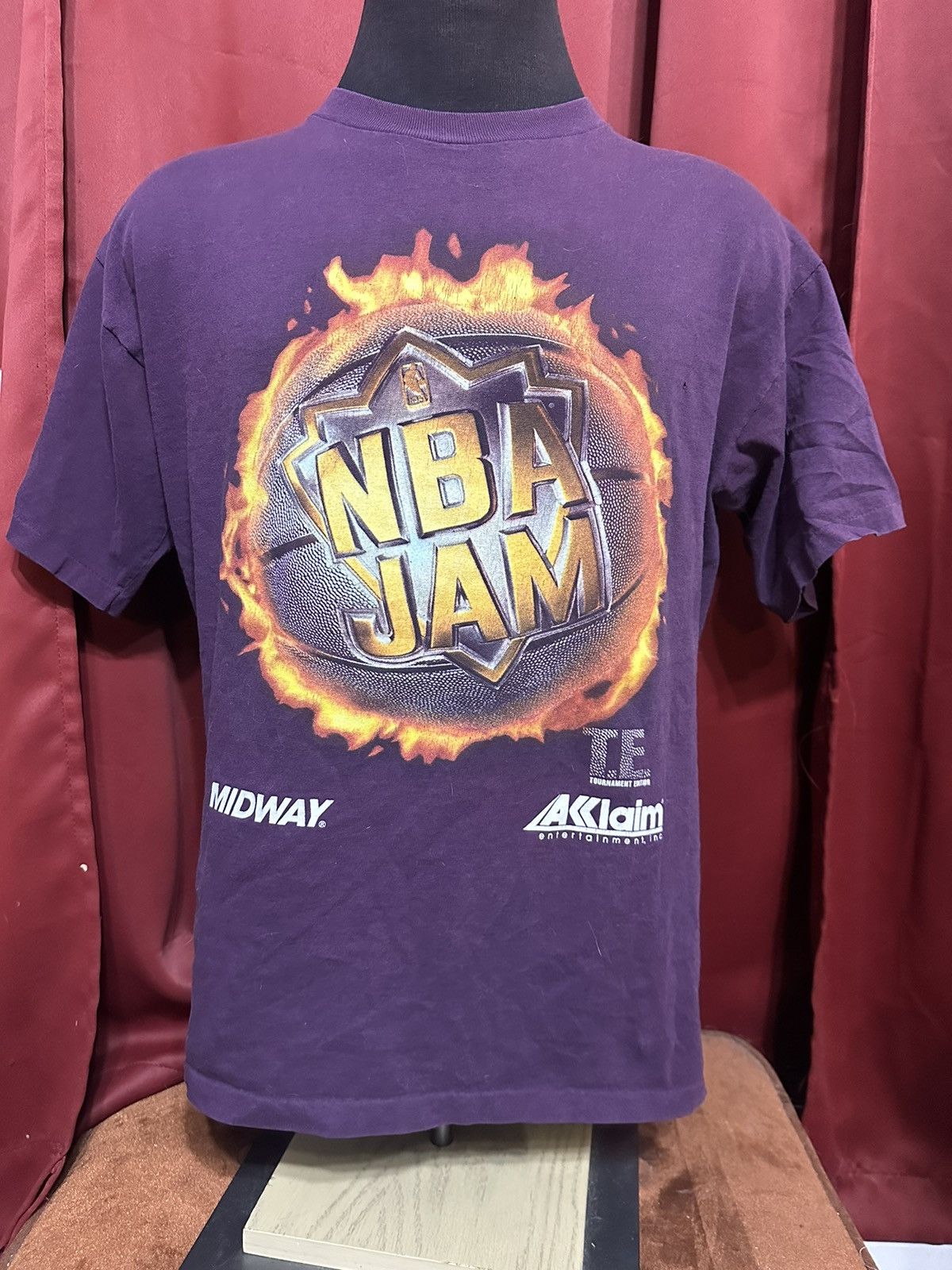 Vintage Vintage NBA Jam Tshirt 90’s Video Game Streetwear Grail Size US L / EU 52-54 / 3 - 1 Thumbnail
