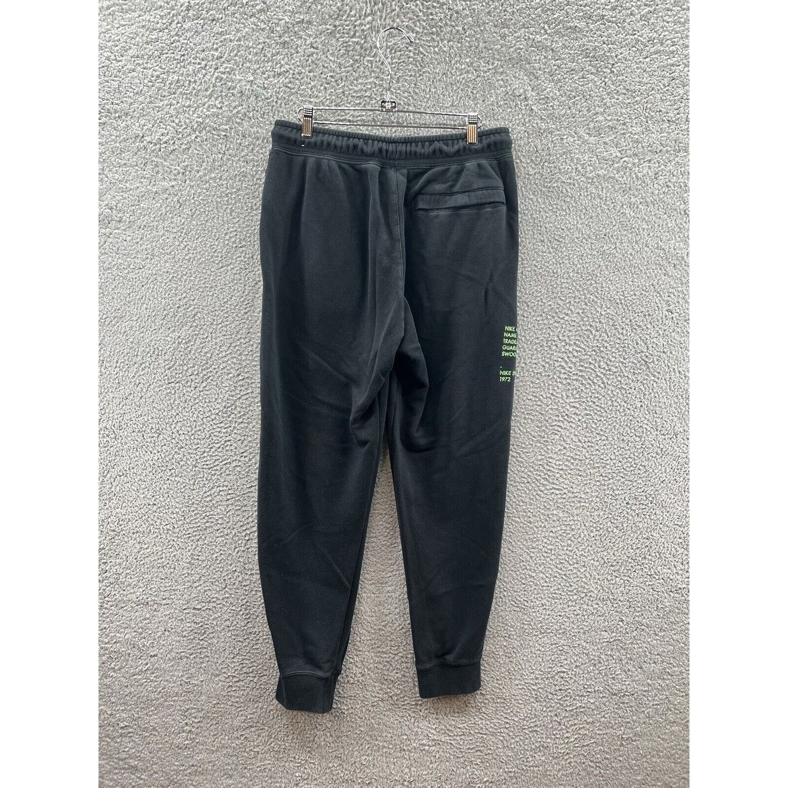 Nike Nike NSW Double Swoosh Joggers Size Medium Black DJ0467-010 Size US 32 / EU 48 - 2 Thumbnail