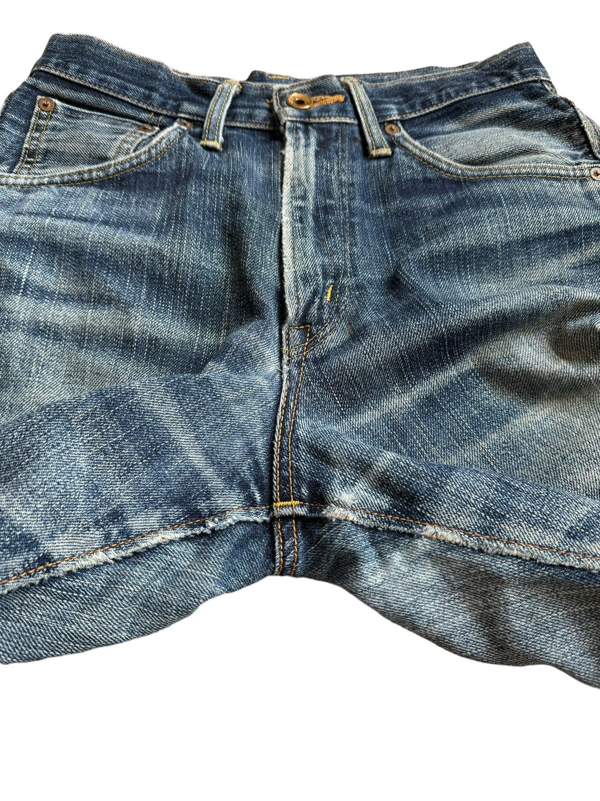 Edwin Vintage Edwin 505zx Distressed Selvedge Jeans Size US 28 / EU 44 - 14 Thumbnail