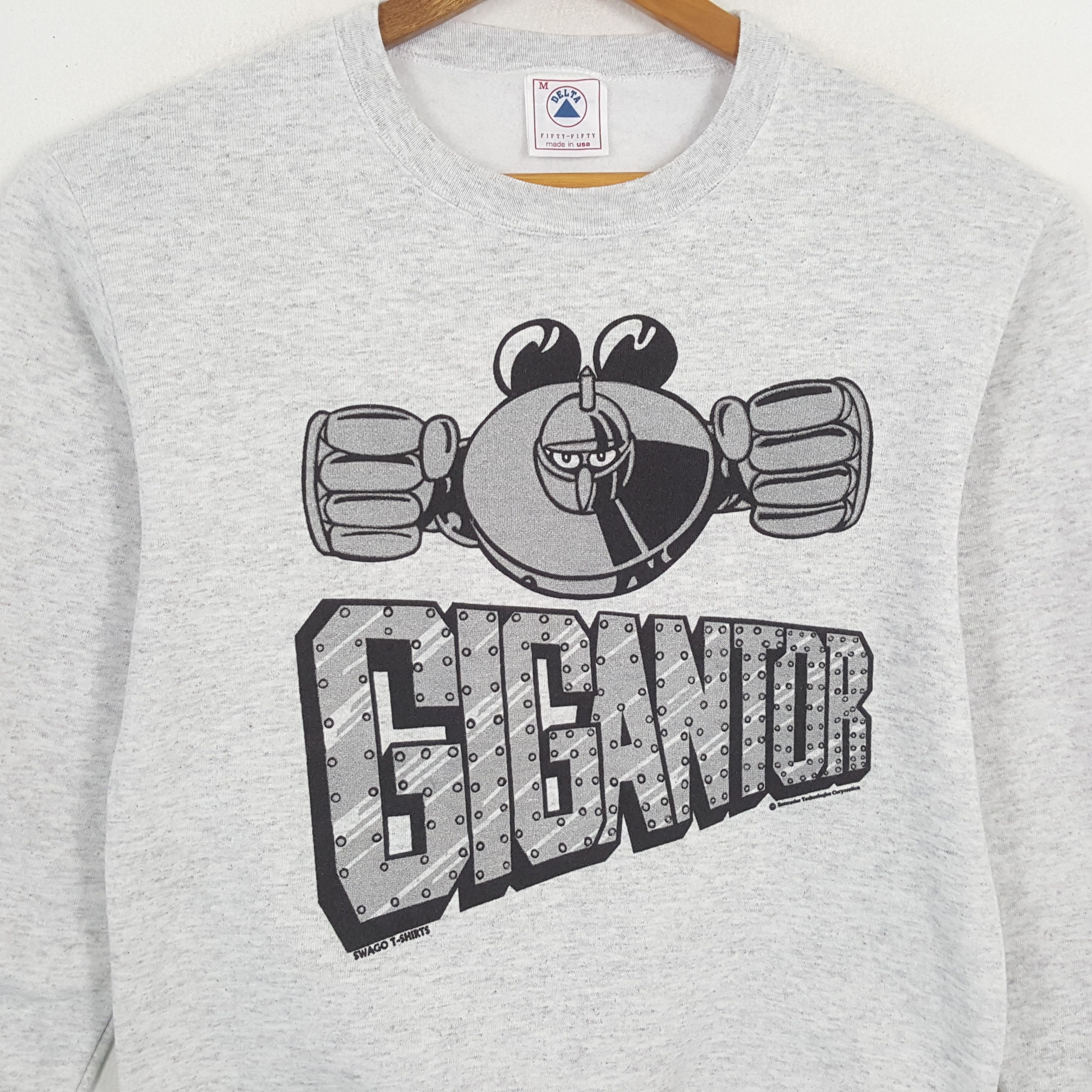 Sci-Fi Fantasy × Vintage Vintage 90's GIGANTOR Japanese Animated Series Sweatshirts Size US S / EU 44-46 / 1 - 2 Thumbnail