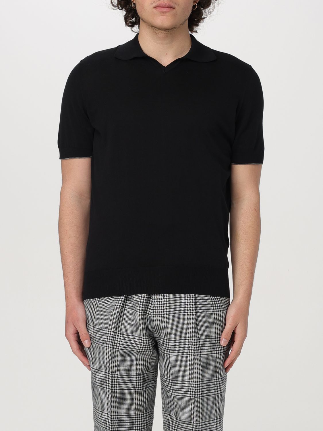 image of Brunello Cucinelli Sweater Men Black (Size Large)