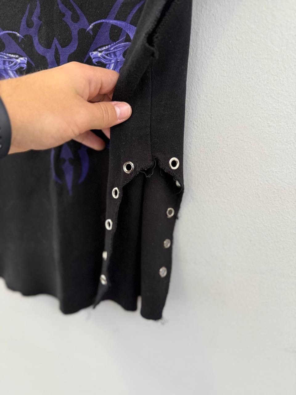 Vintage Y2K Spiral Vintage Gothic Distressed Tank tops Size M / US 6-8 / IT 42-44 - 4 Thumbnail