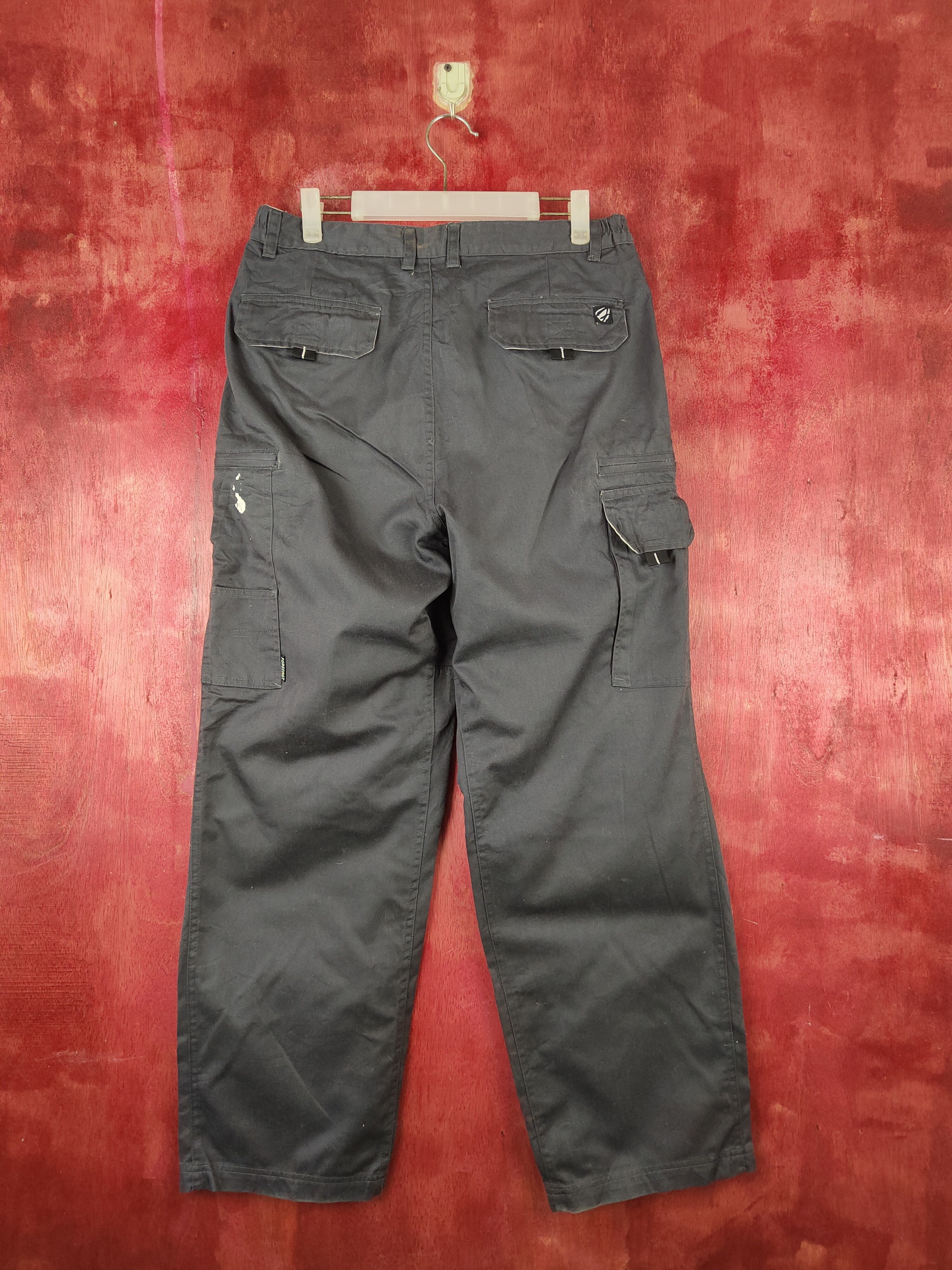 Japanese Brand Forecast Dark Blue Multipocket Tactical Cargo Pants #S1316 Size US 31 - 7 Thumbnail