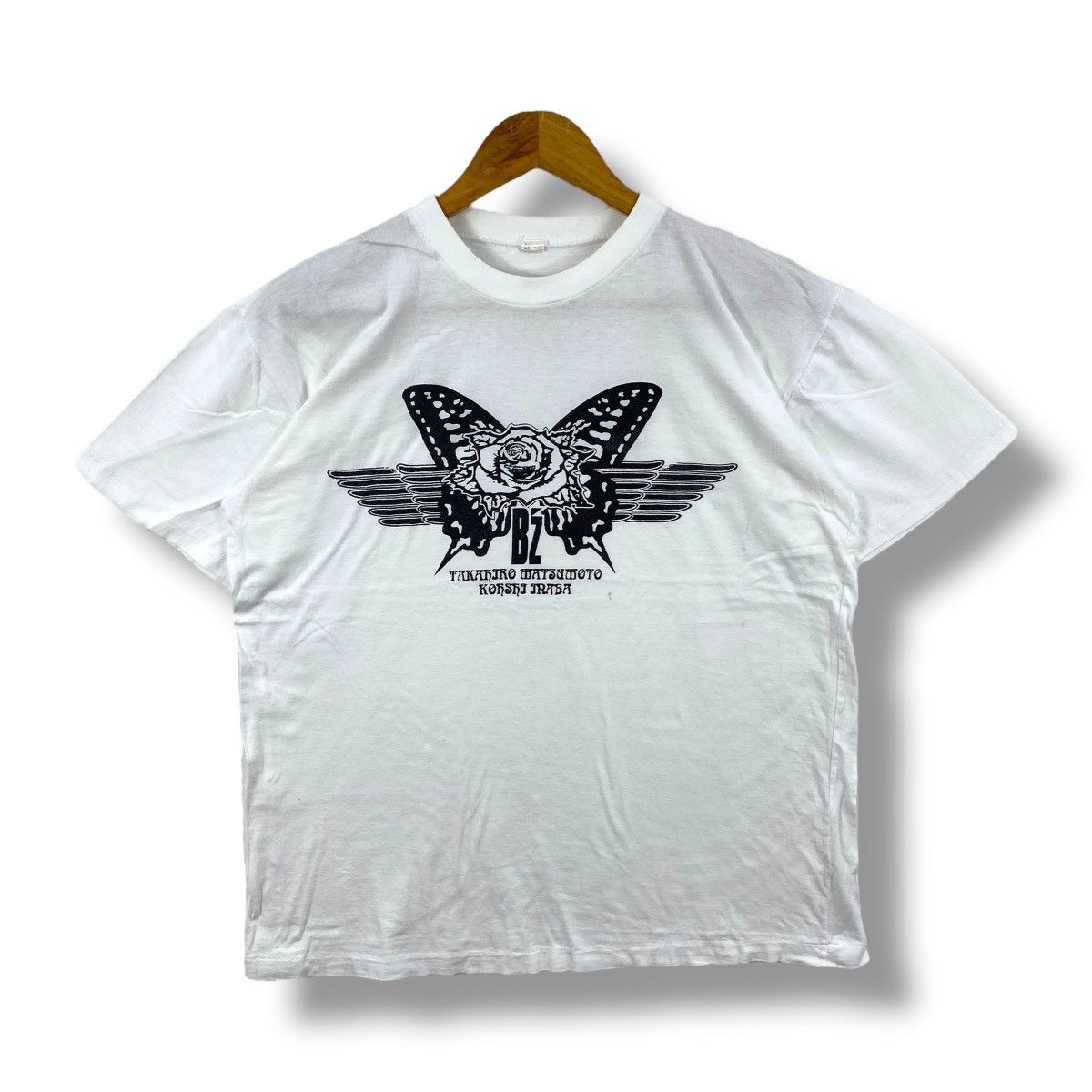Band Tees × Vintage Vintage 80's B'Z Japanese Rock Duo Takahiro Matsumoto Size US L / EU 52-54 / 3 - 1 Thumbnail