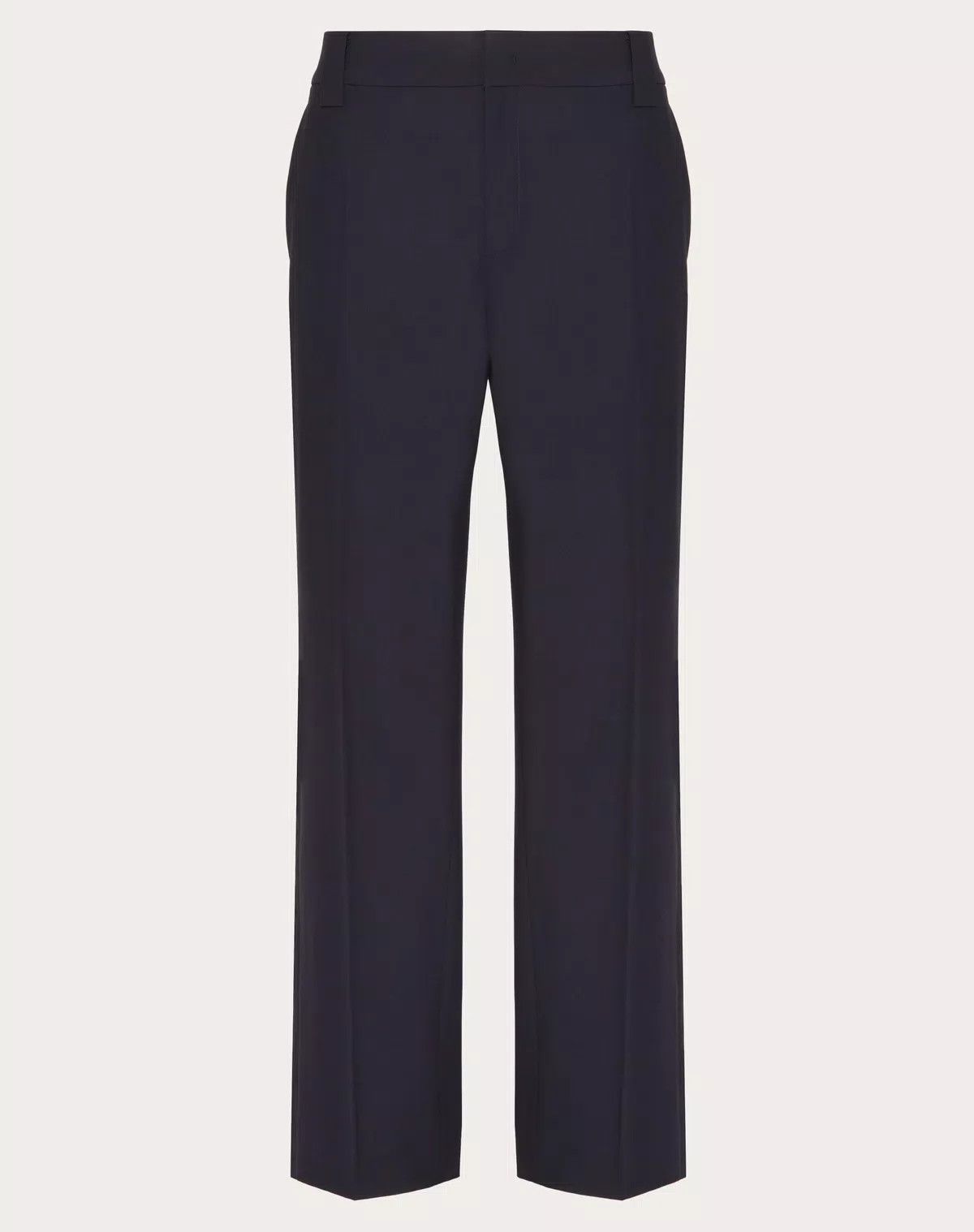 Valentino oc11z0625 Wool Trousers With Maison Valentino in Navy Blue Size US 32 / EU 48 - 1 Thumbnail