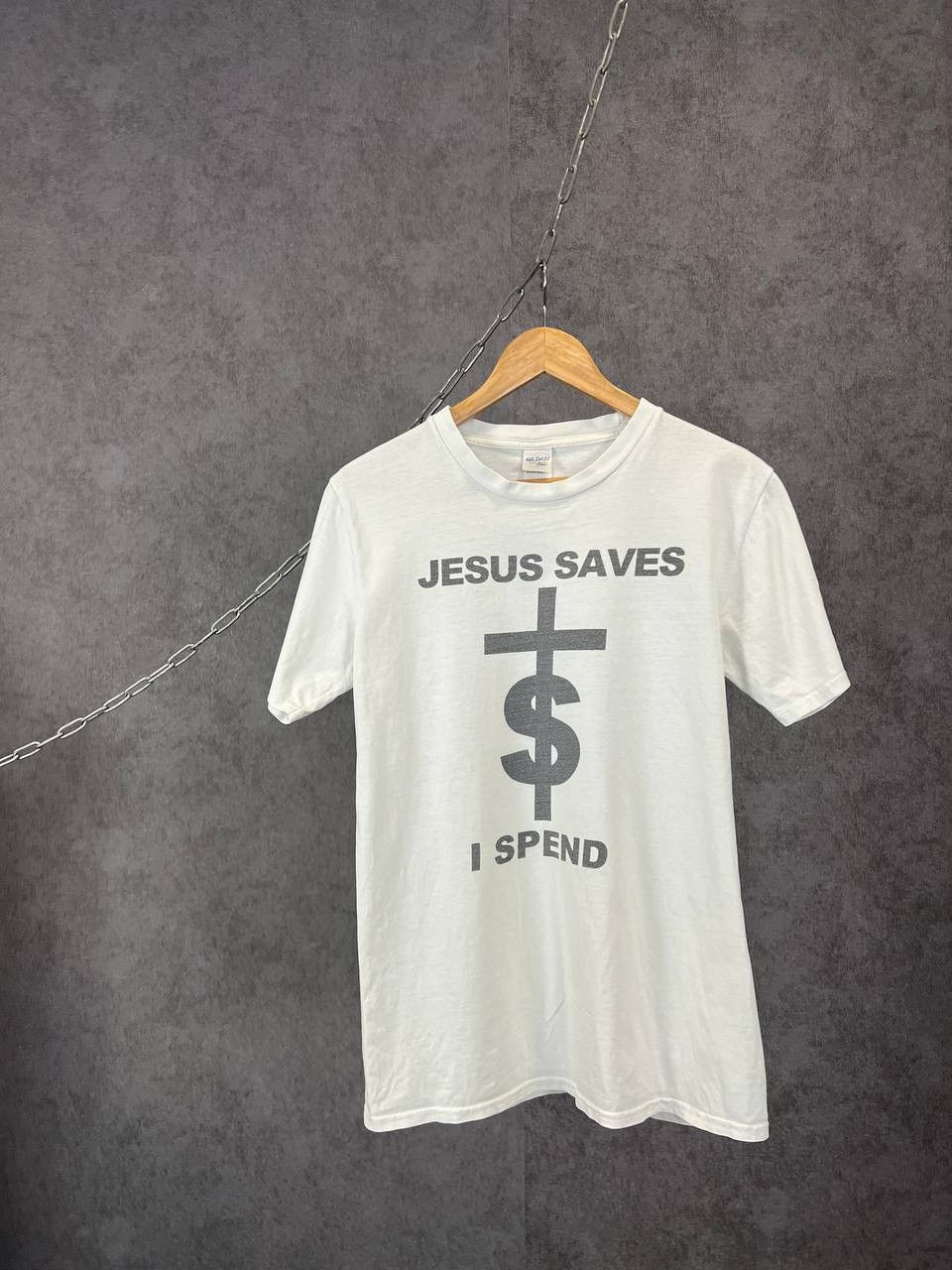 Other Jesus Saved I spend humor tee Size US S / EU 44-46 / 1 - 1 Thumbnail