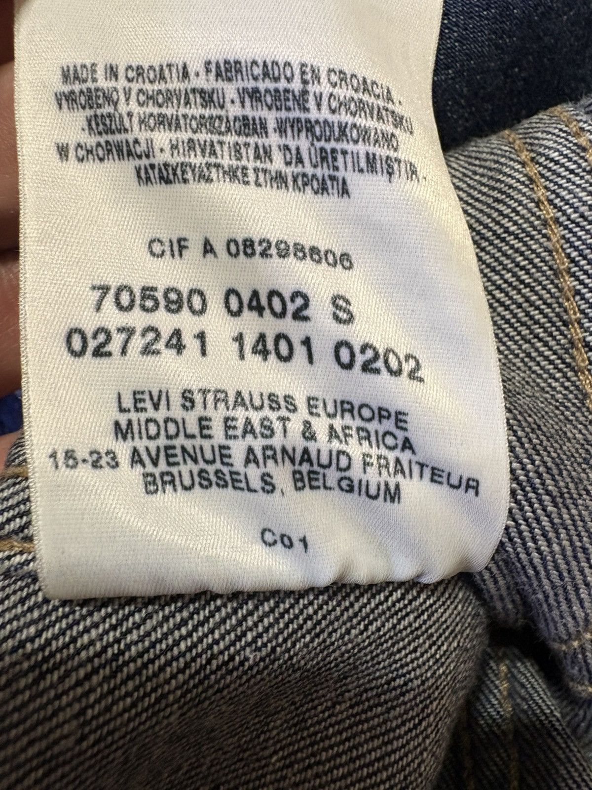 Levi's Vintage Levi's 70590 04 Denim Trucker Jacket Womens Size S Size S / US 4 / IT 40 - 13 Thumbnail