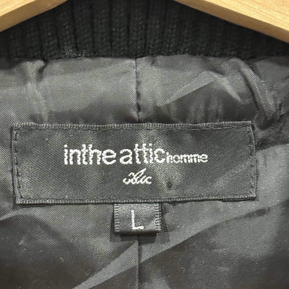 In The Attic In The Attic Leather Double Zip Hooded Jacket Size US L / EU 52-54 / 3 - 7 Thumbnail