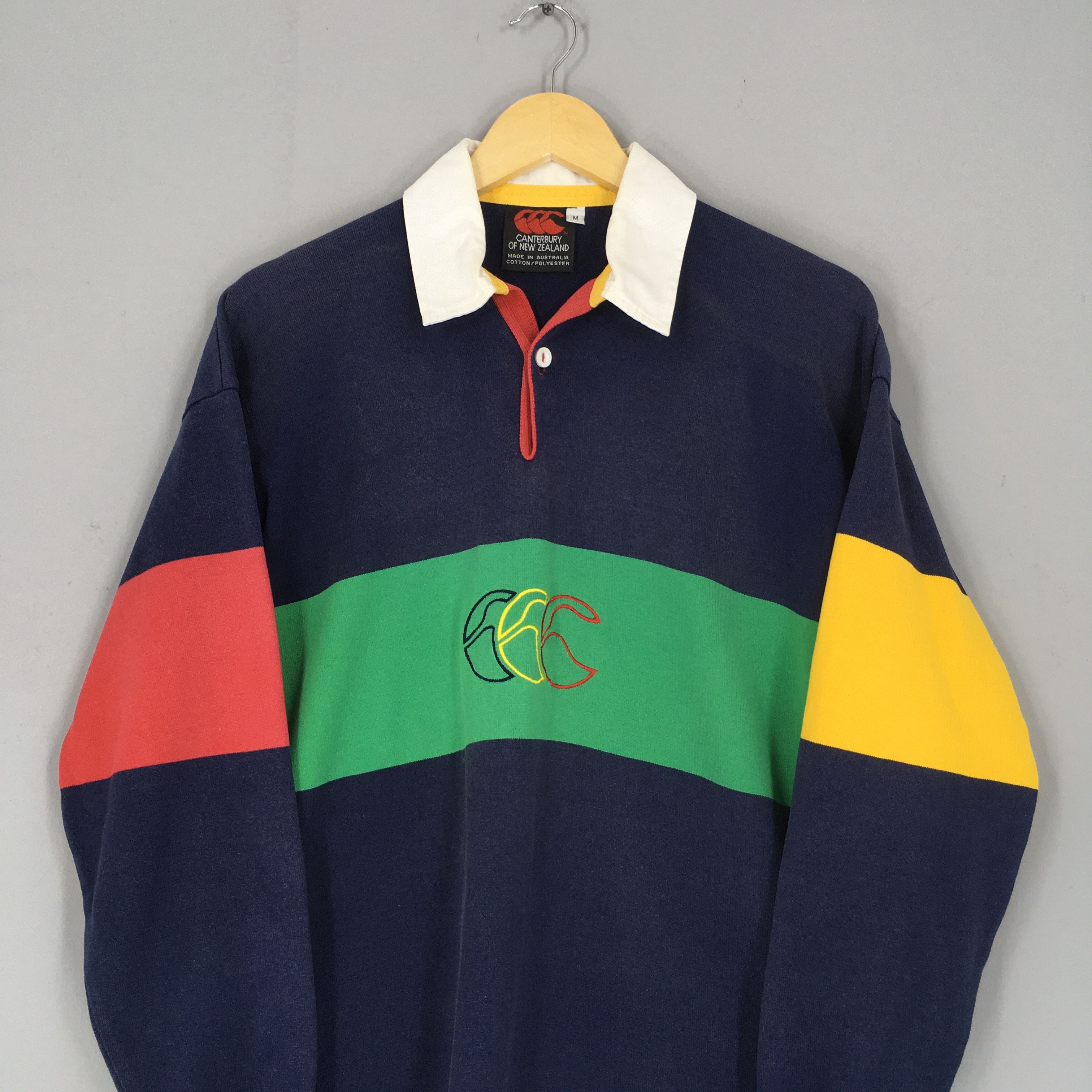 Canterbury of New Zealand Vintage Canterbury Of New Zealand Striped Rugby Shirt Medium Size US M / EU 48-50 / 2 - 2 Thumbnail