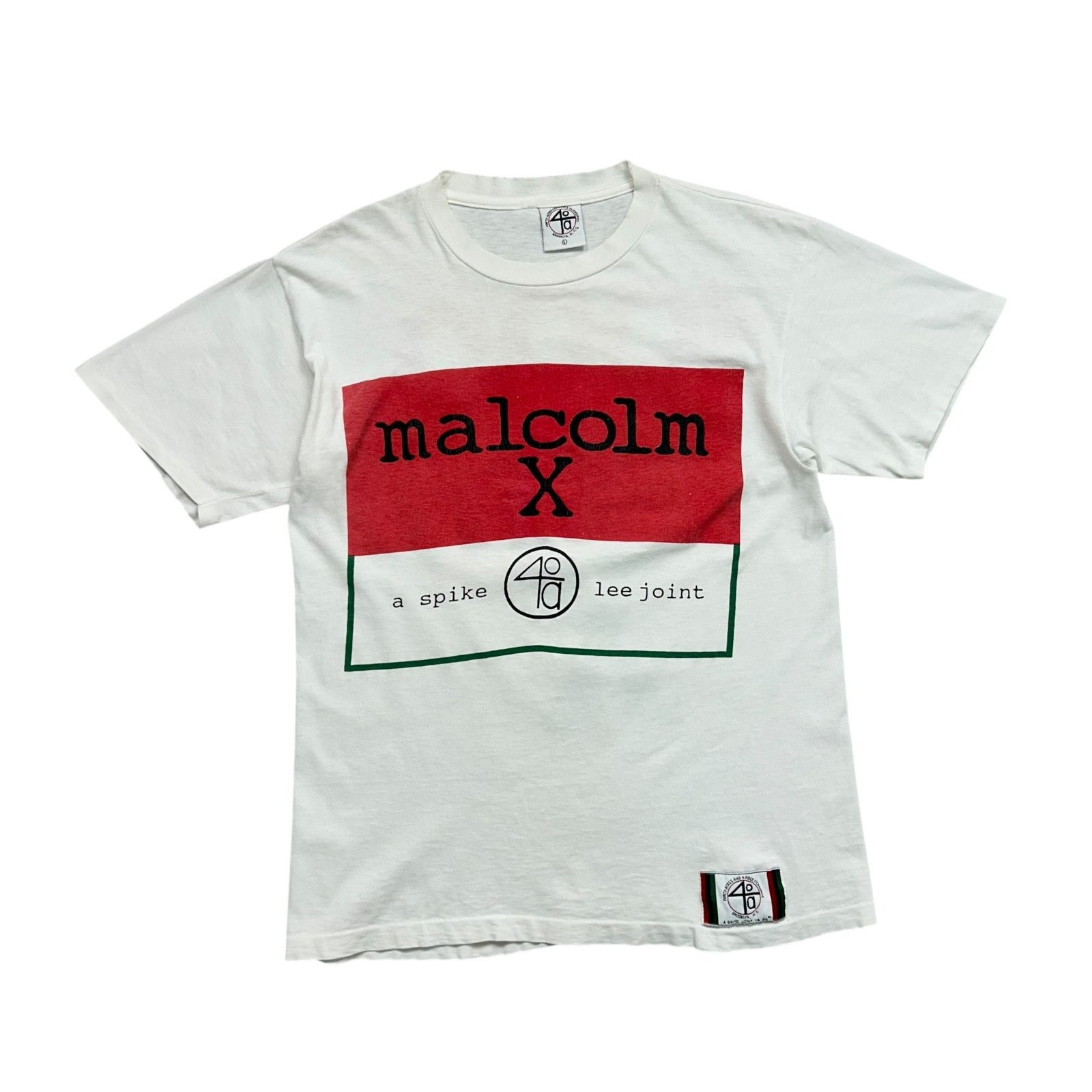 Vintage 90s 40 ACRES & A MULE MALCOLM X 1992 SPIKE LEE T-SHIRT MOVIE Size US L / EU 52-54 / 3 - 1 Thumbnail
