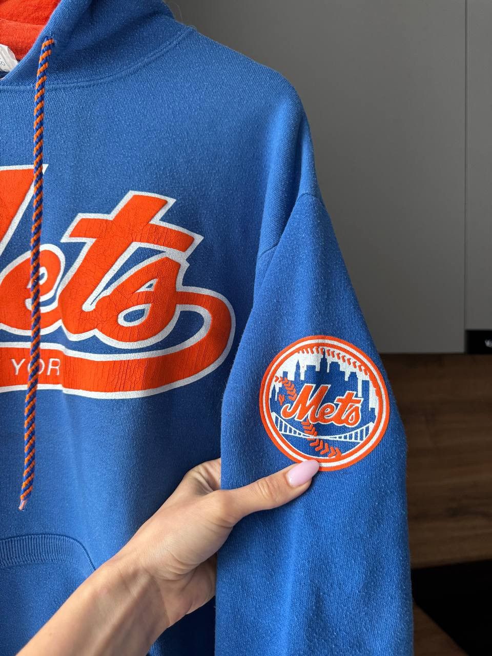 MLB Vintage 90s New York Mets Hoodie (code:SY Vintage) Size US L / EU 52-54 / 3 - 4 Thumbnail