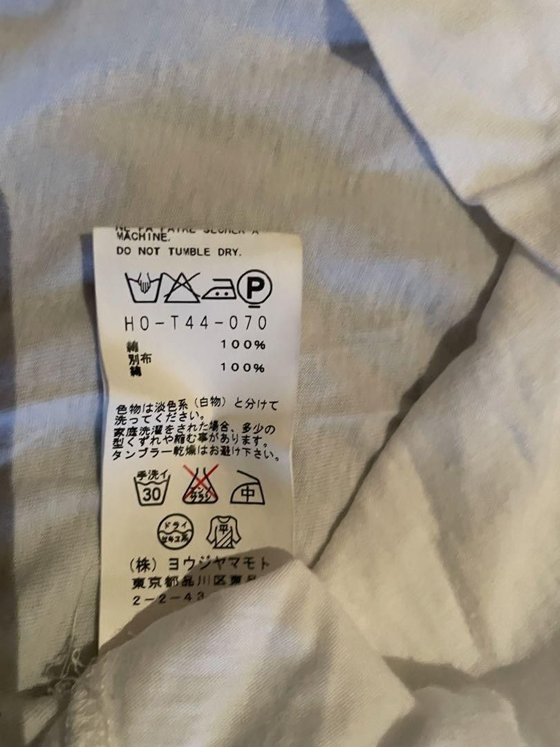 Yohji Yamamoto Yohji Yamamoto cut and sew T-shirt Size US L / EU 52-54 / 3 - 3 Thumbnail