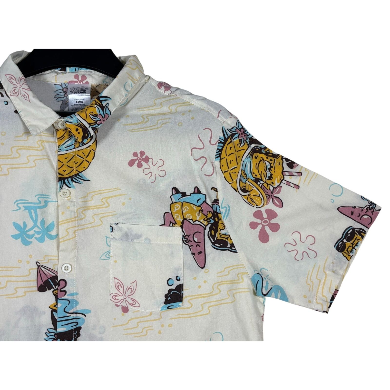 Nickelodeon SpongeBob SquarePants Nickelodeon Button Up Shirt Size US L / EU 52-54 / 3 - 6 Thumbnail