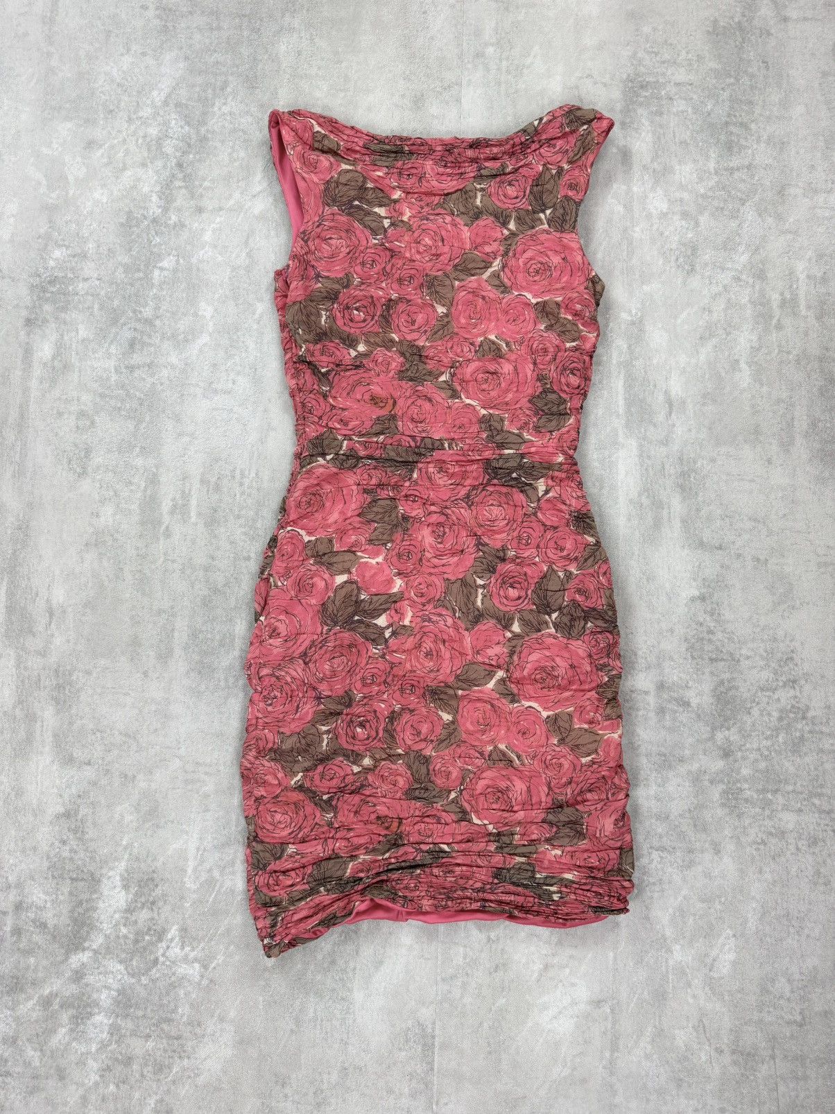 Designer Phase Eight Floral Dress Pleated Womens Size 10 Size M / US 6-8 / IT 42-44 - 2 Thumbnail