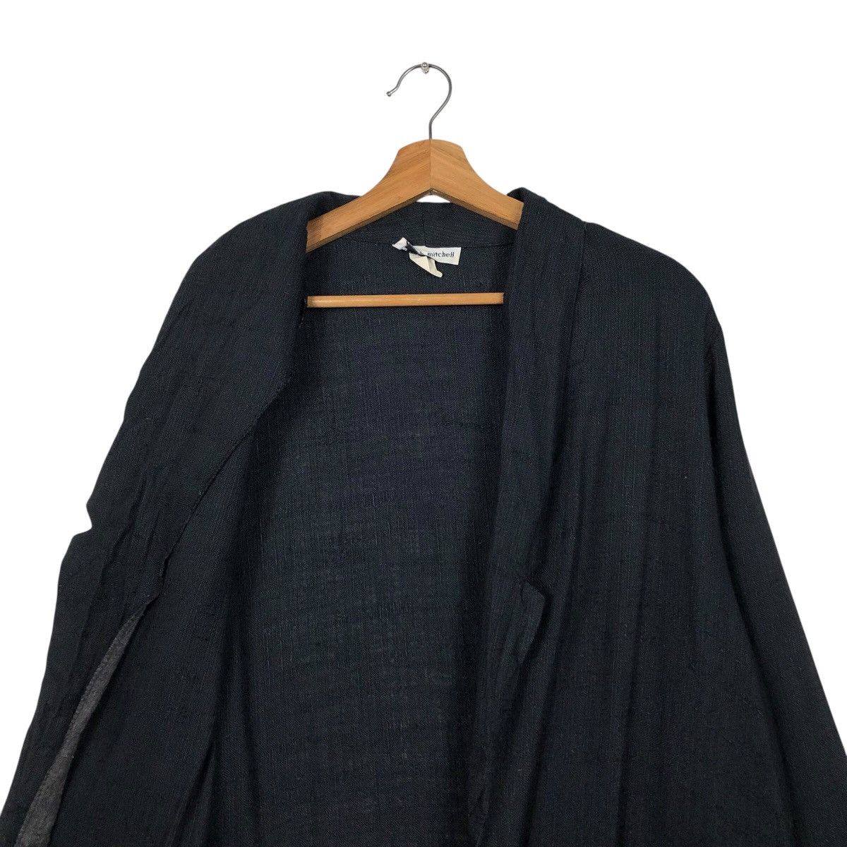 Designer × Japanese Brand × Vintage 📌Rich Black Chore Work Jacket Kenneth Mitchell Issey Miyake Size US M / EU 48-50 / 2 - 13 Thumbnail
