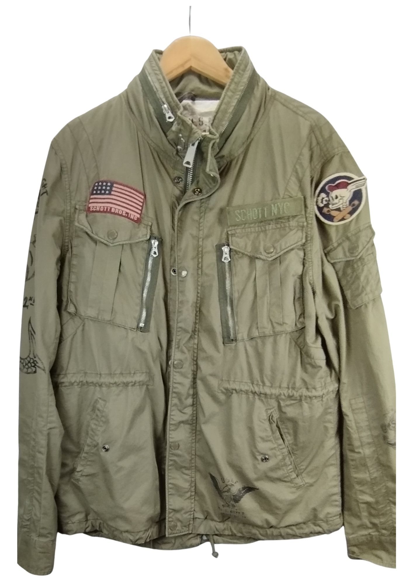 Schott Vest Schott NYC Us Navy CORPS Size US L / EU 52-54 / 3 - 1 Thumbnail