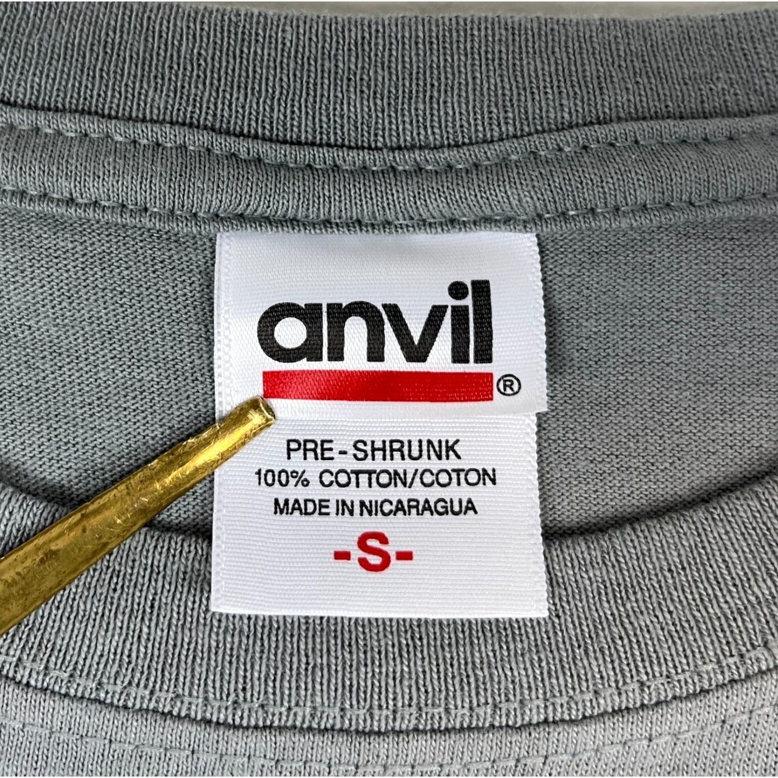 Anvil VINTAGE NHRA Nitro! T-Shirt Anvil Double-Sided Sz S Gray 90s Unisex Adults Shirt Mens Size US S / EU 44-46 / 1 - 7 Thumbnail