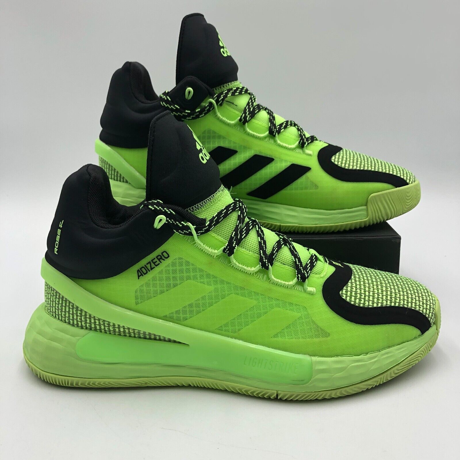 Adidas Size 8.5 - adidas D Rose 11 Signal Green Size US 8.5 / EU 41-42 - 3 Thumbnail