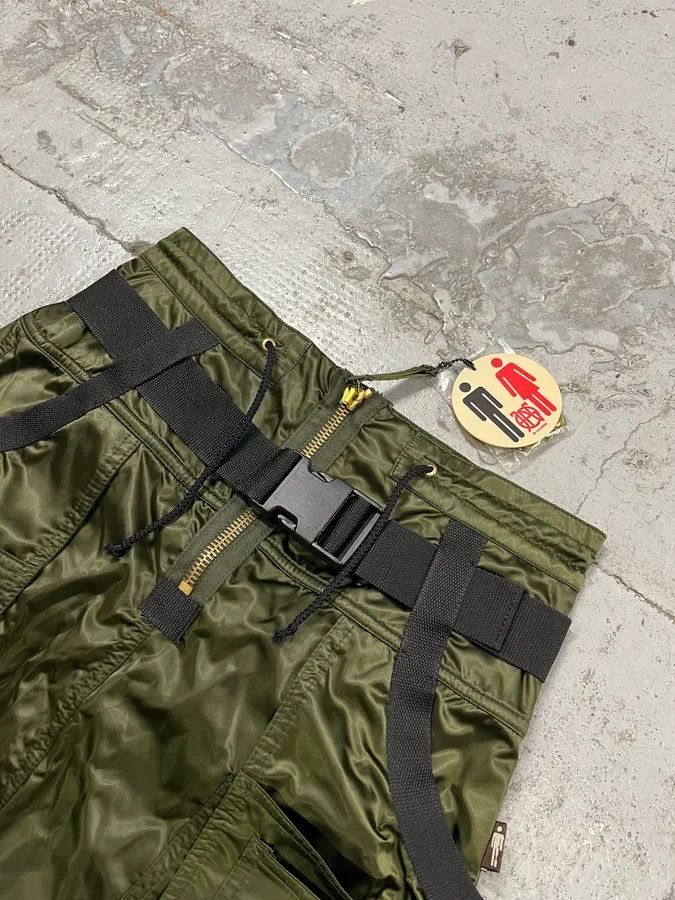 Jean Paul Gaultier AW2003 Jean Paul Gaultier Bondage Khaki Military Skirt Size 27" / US 4 / IT 40 - 5 Thumbnail