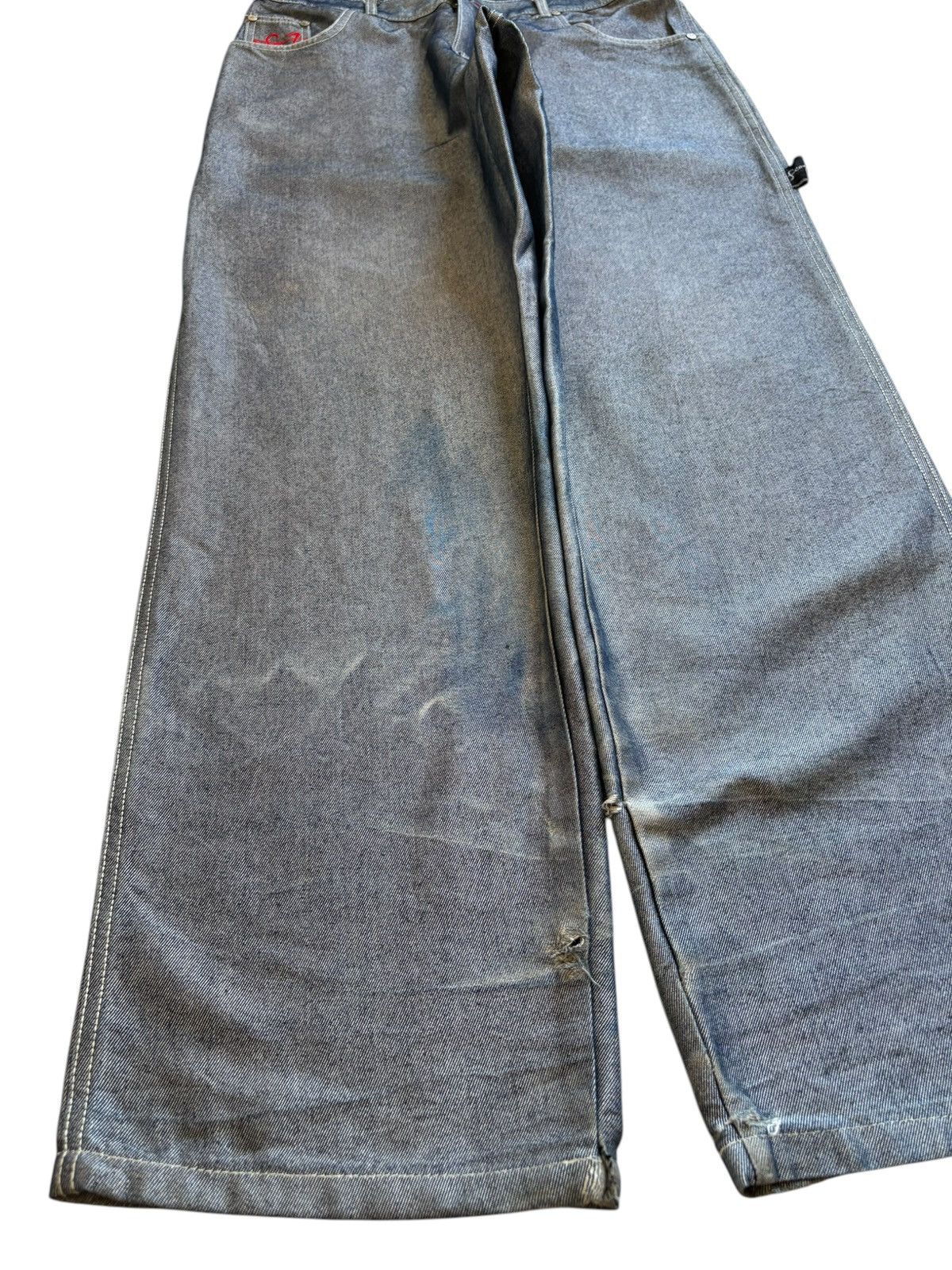 Sean John Vintage Sean John Carpenter Distressed Loose Baggy Jeans Size US 34 / EU 50 - 6 Thumbnail